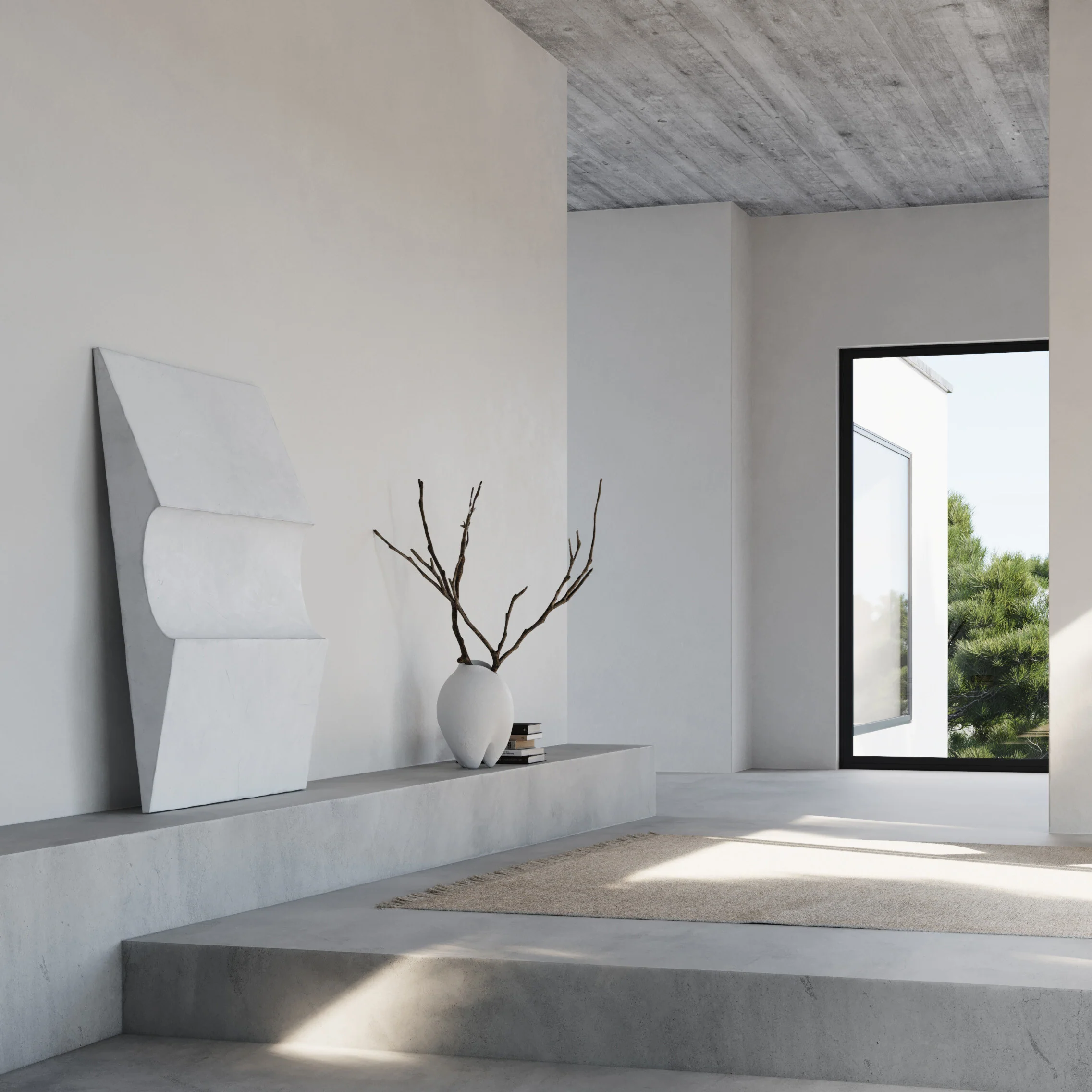 Ваза Sumo Slim — Bone White