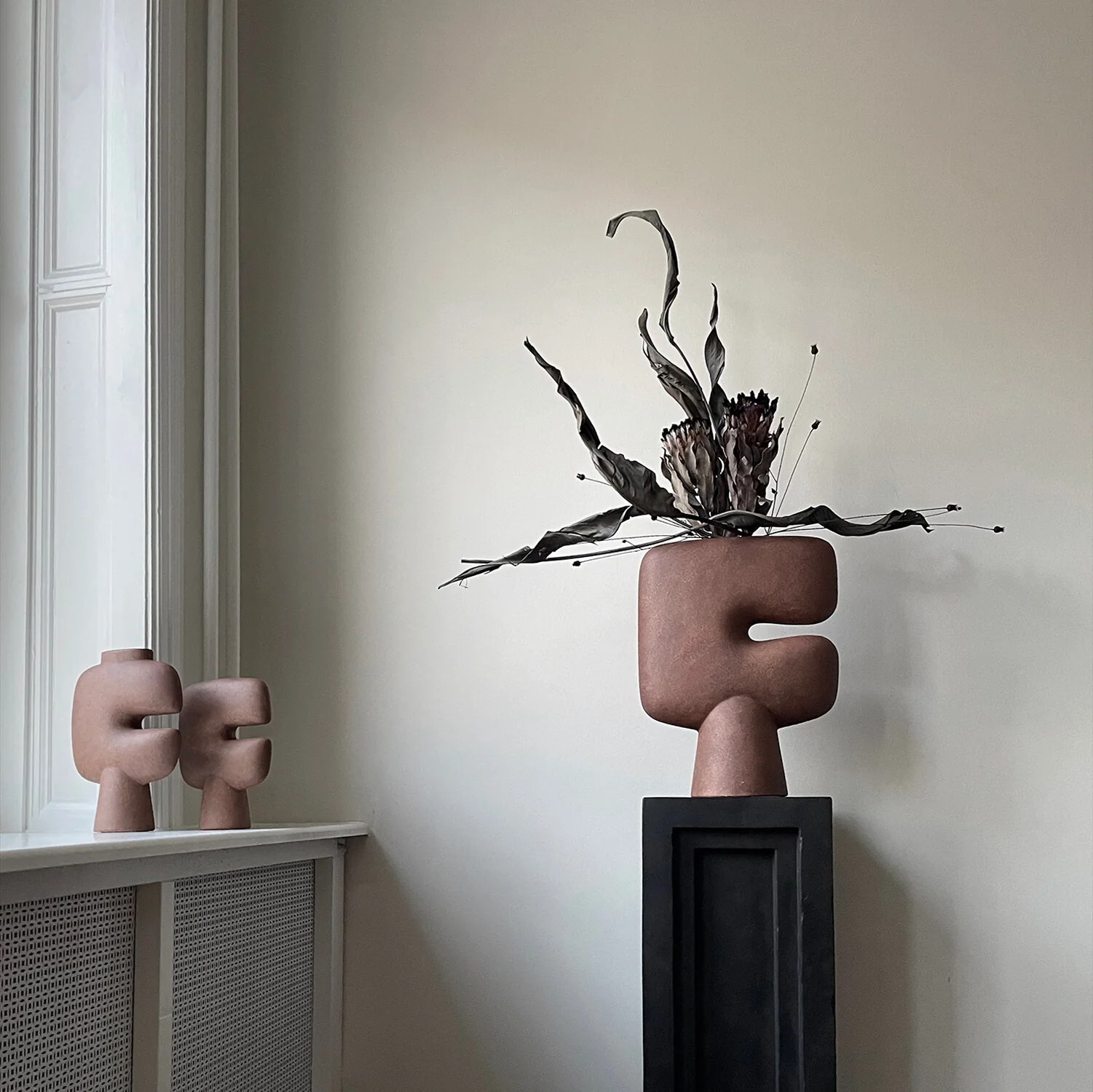 Ваза Tribal Big — Terracotta