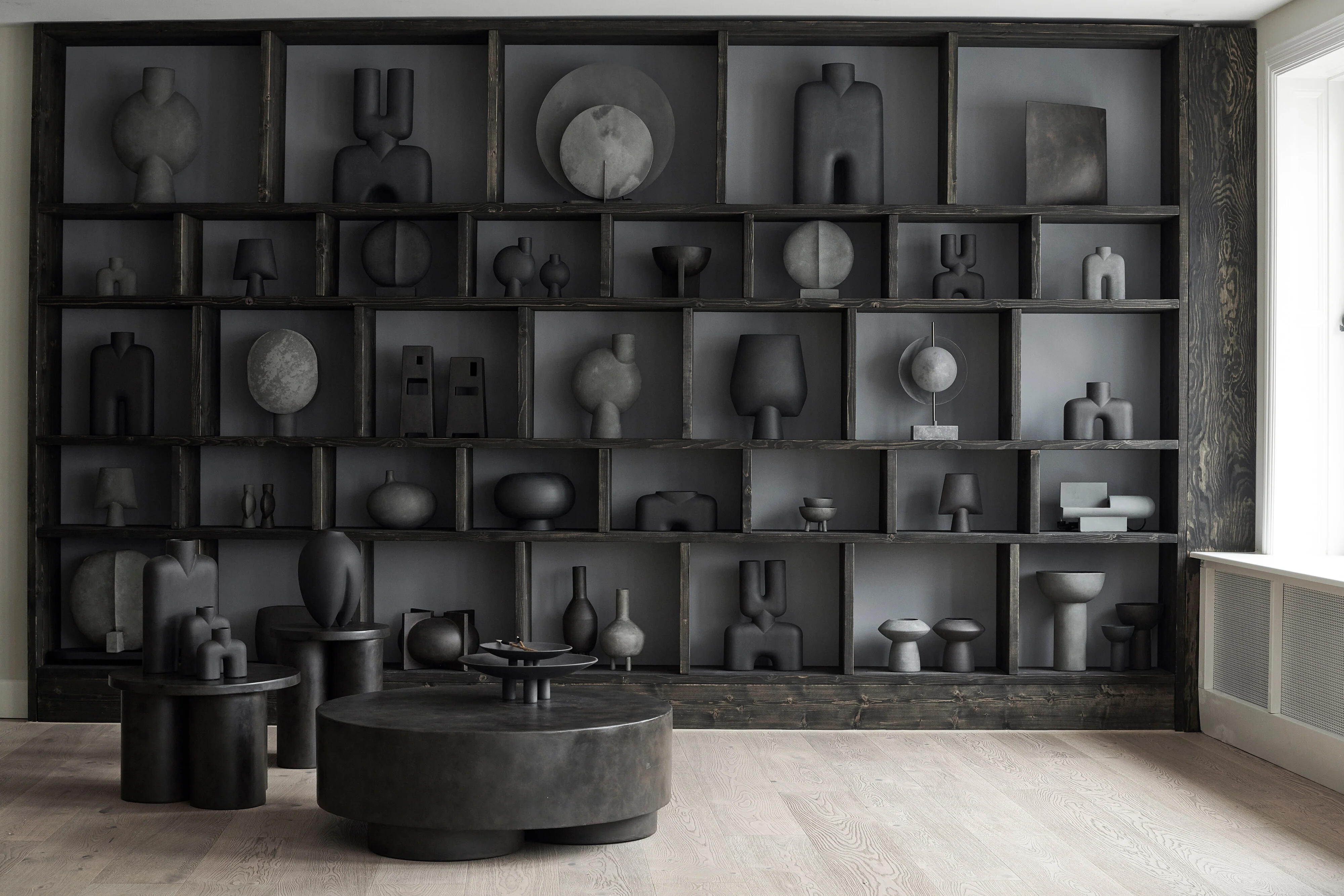 Ваза Kabin Fat — Black