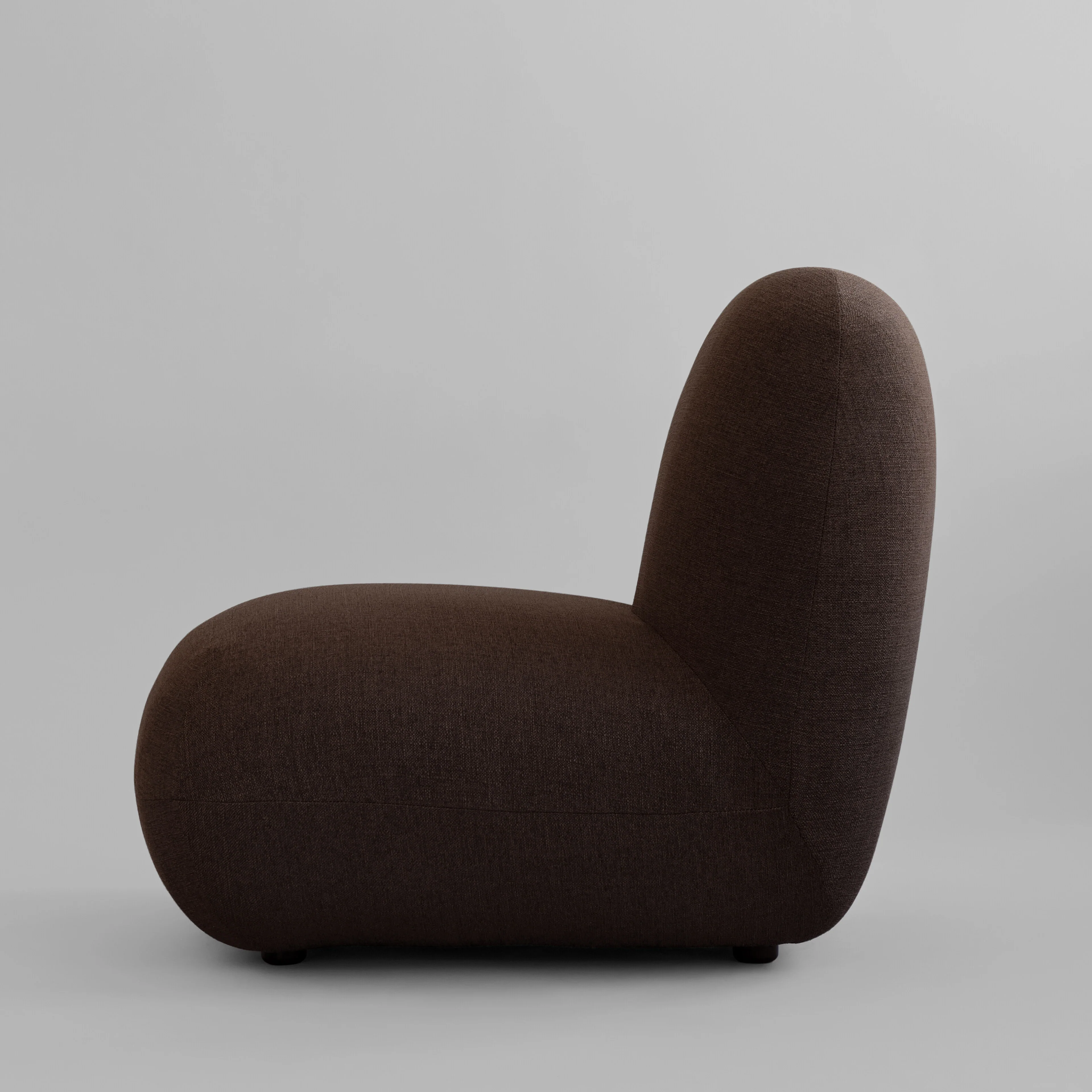 Кресло Toe Chair Flat — Dark Brown