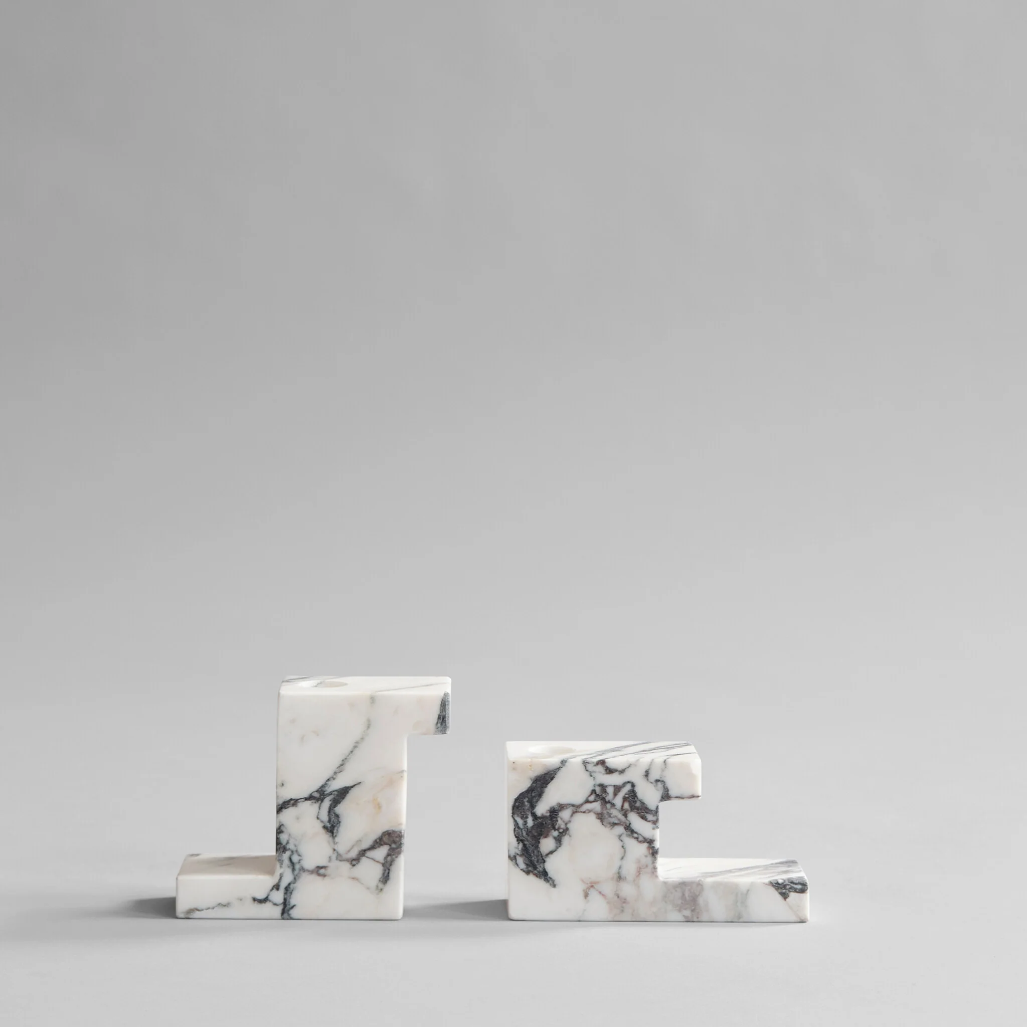 Подсвечник Brick Low — Calacatta