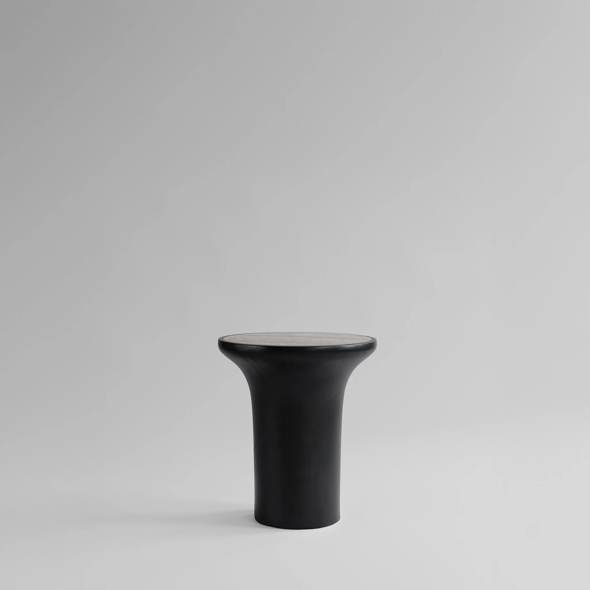 Журнальный столик Trumpet Tall — Silver Travertine