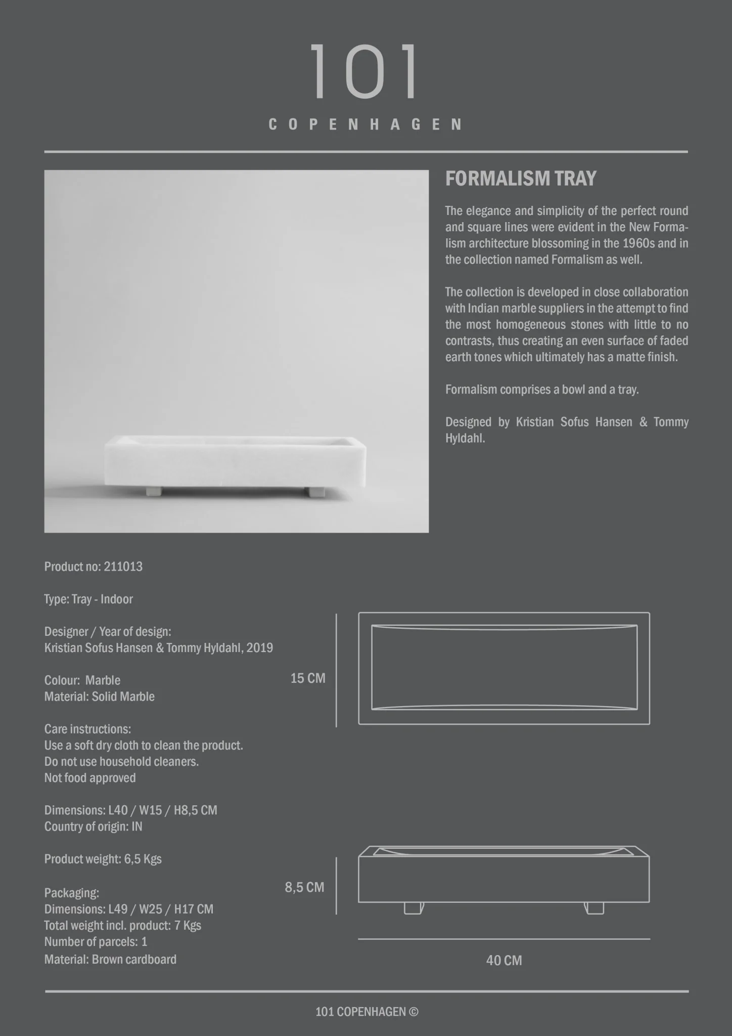 Поднос Formalism