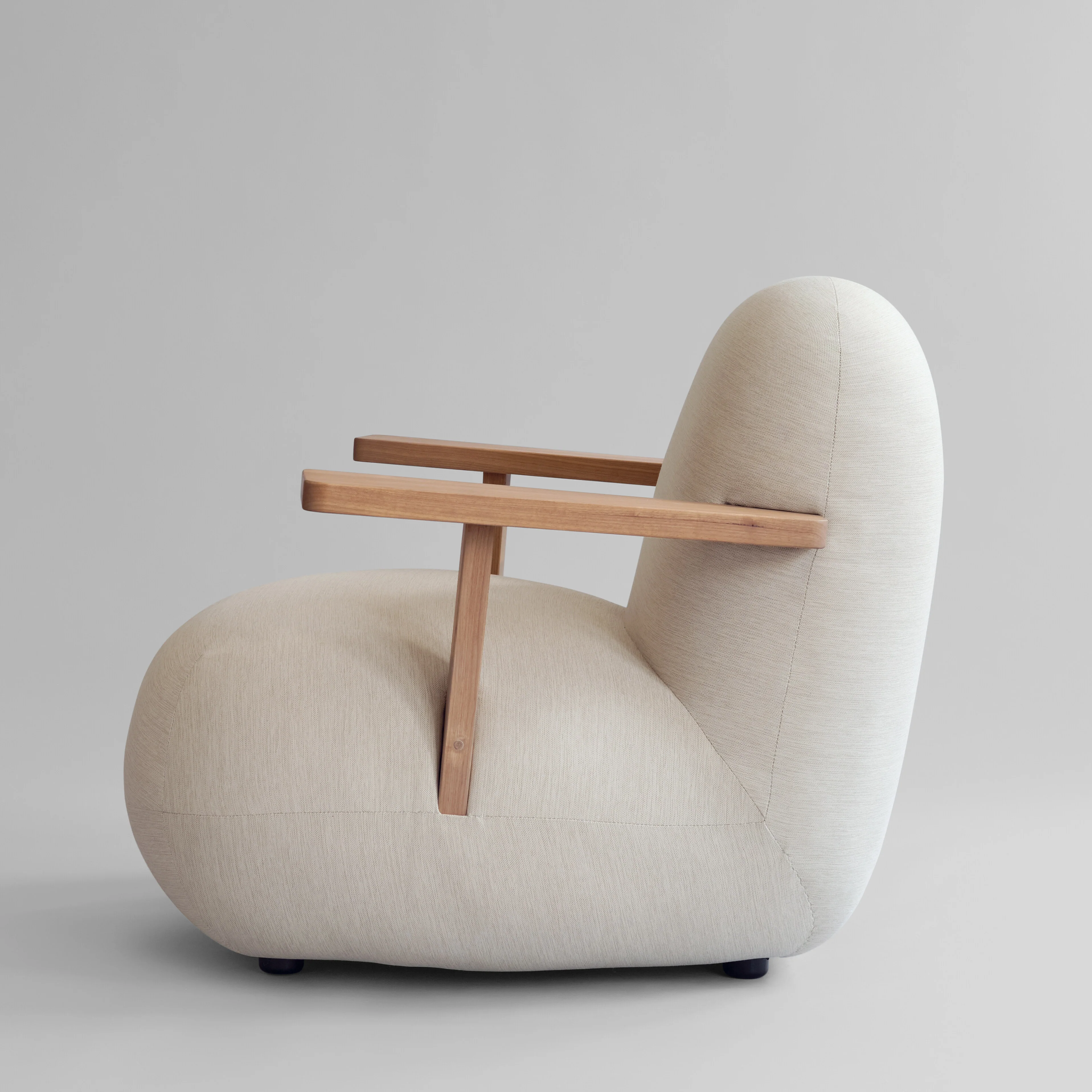Кресло Toe Chair Armrest — Warm Ash