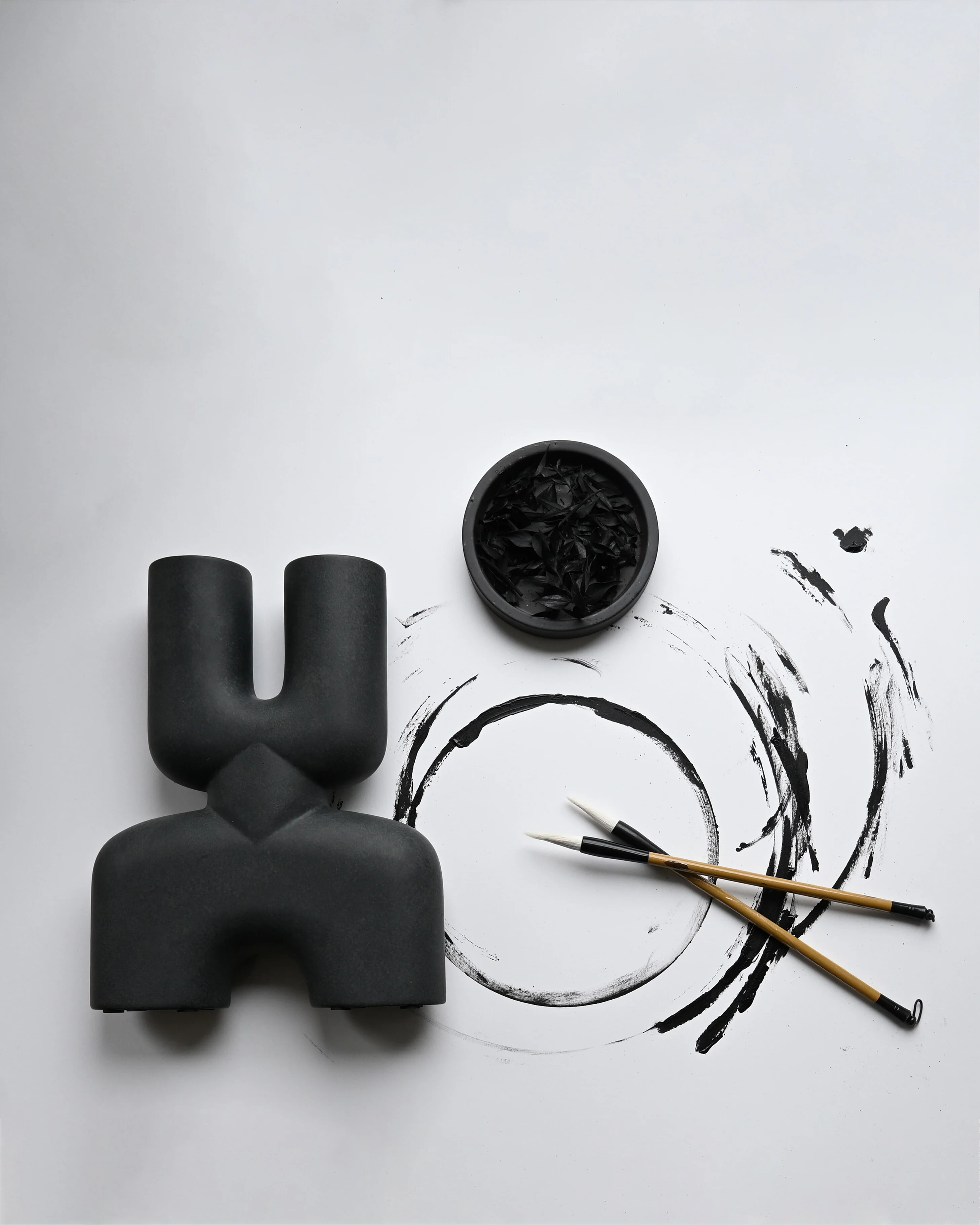 Ваза Cobra Double Mini — Black