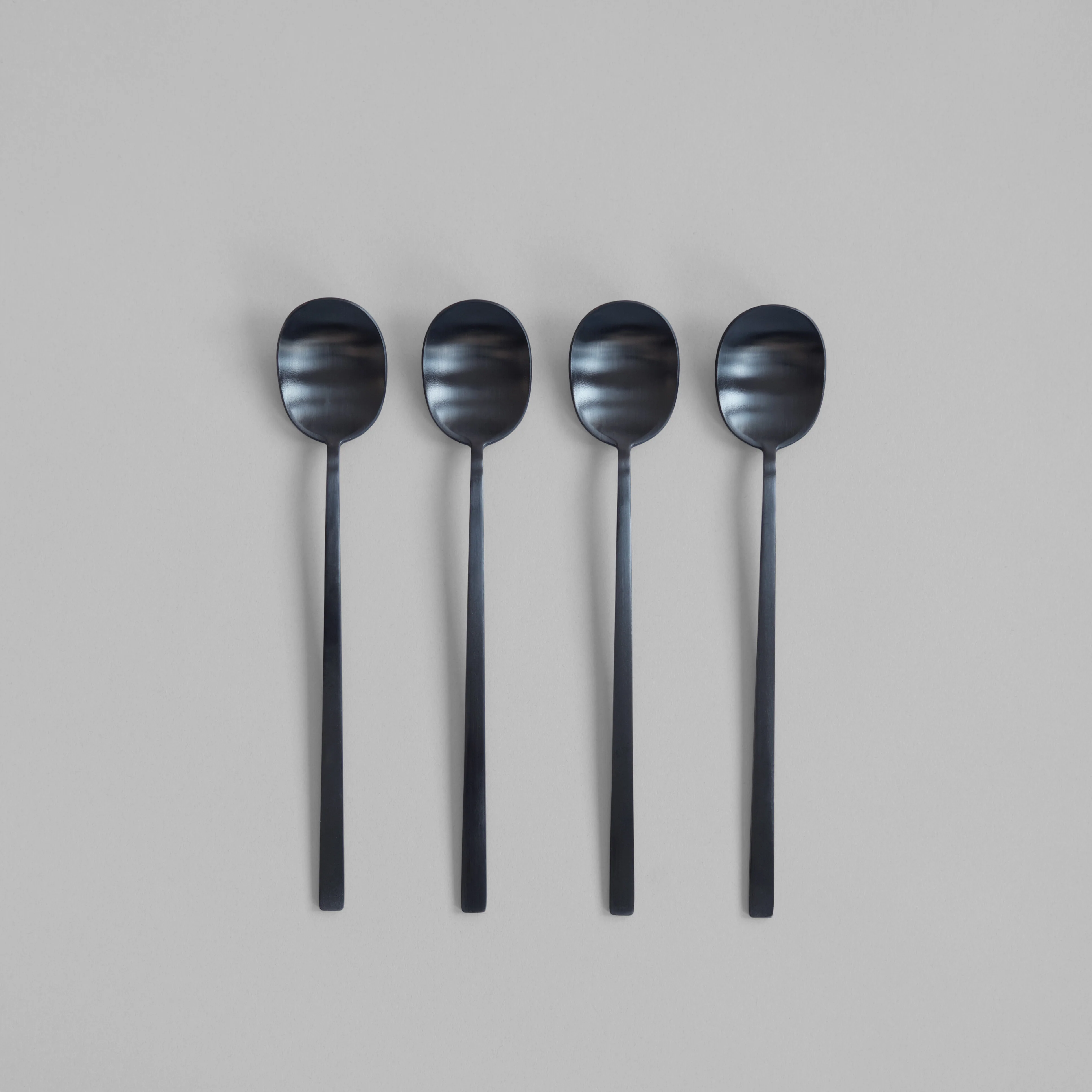 Ложкb Kogei Long — Black 4pcs