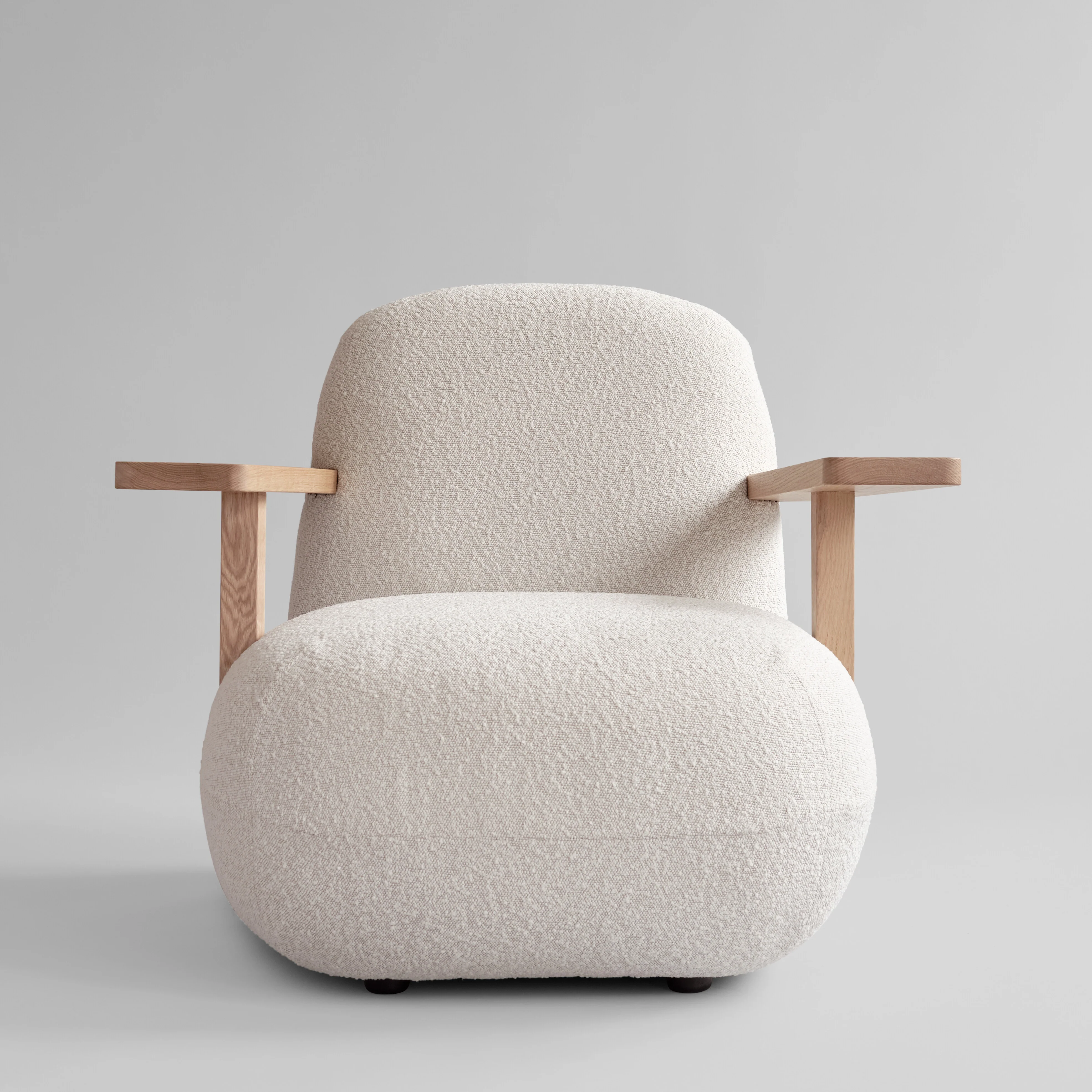Кресло Toe Chair Armrest — Off White