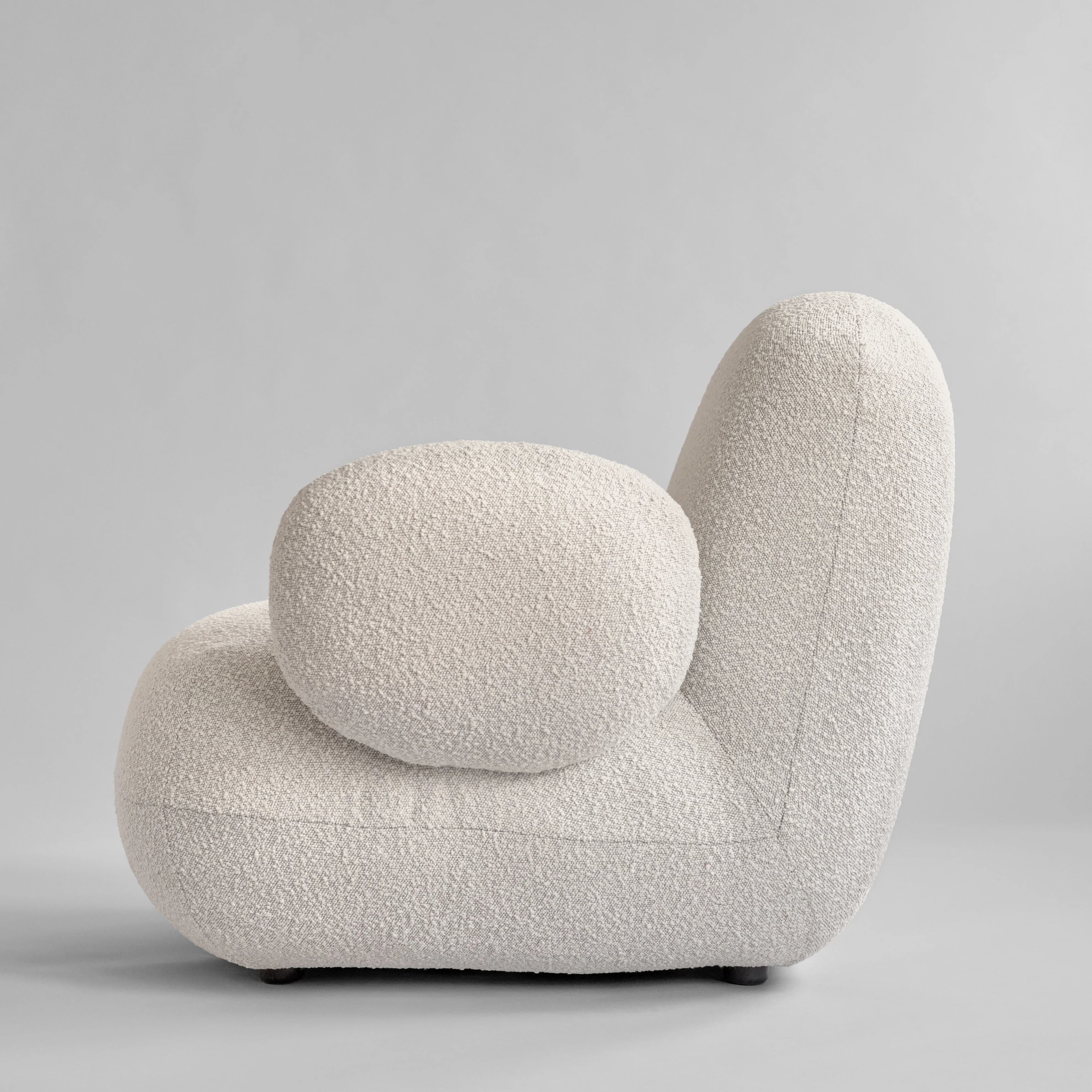 Кресло Toe Flat — Off White