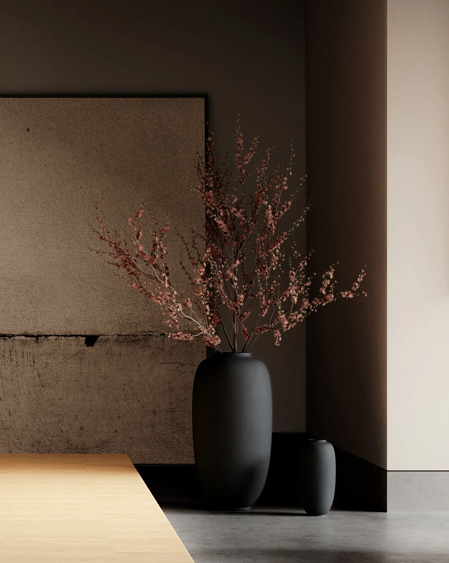 Ваза Sunao Slim Hexa — Black