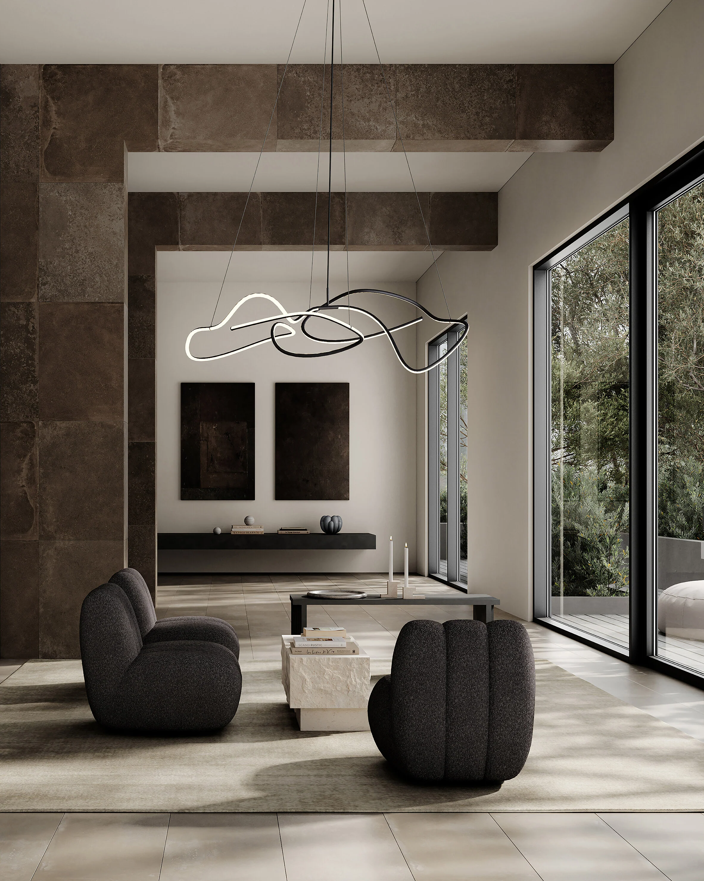 Ваза Bloom Petit — Dark Grey