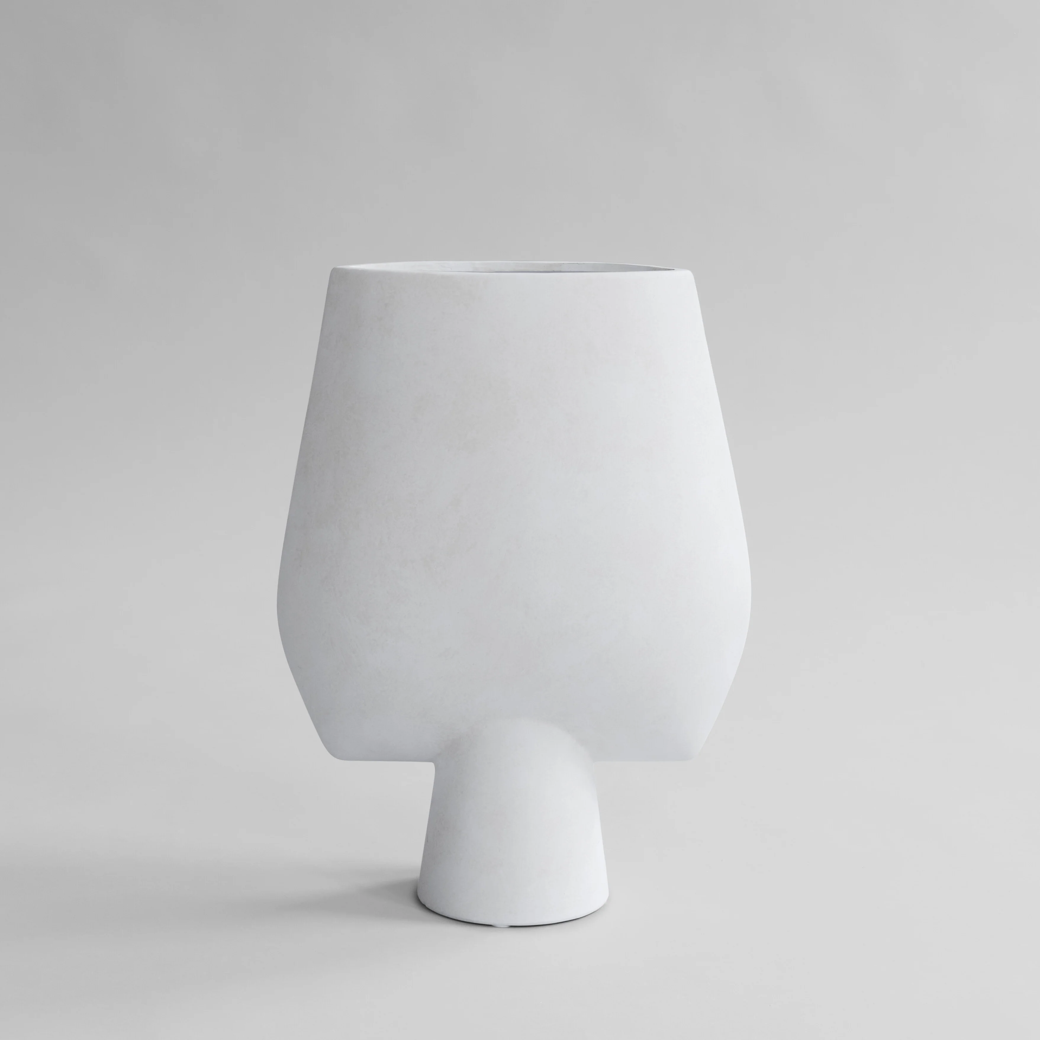 Ваза Sphere Square Big — Bone White