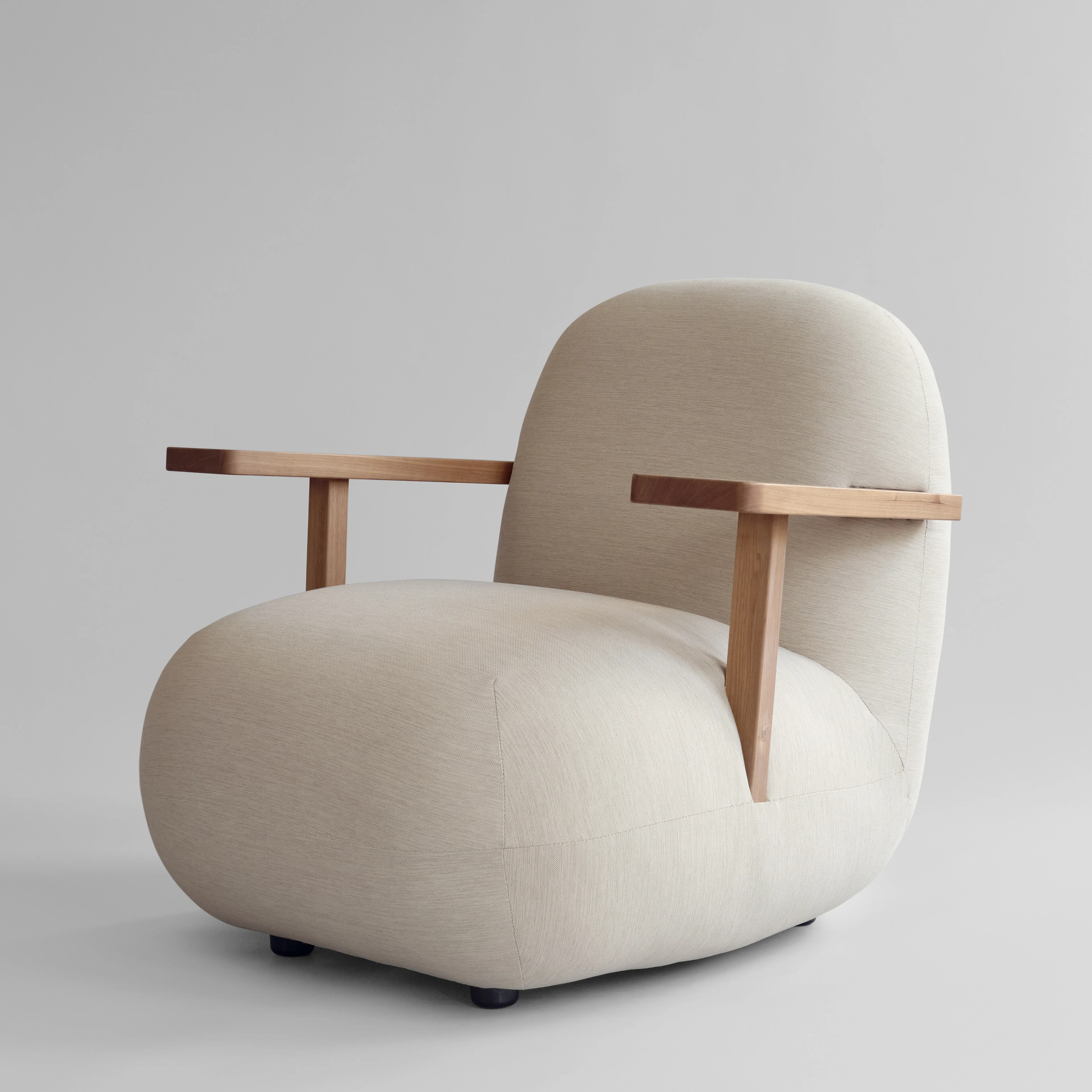 Кресло Toe Chair Armrest — Warm Ash