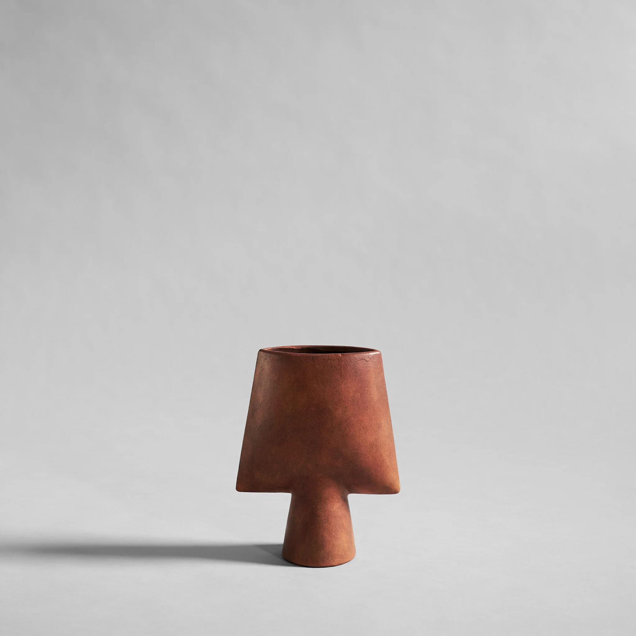 Ваза Sphere Square Mini — Terracotta