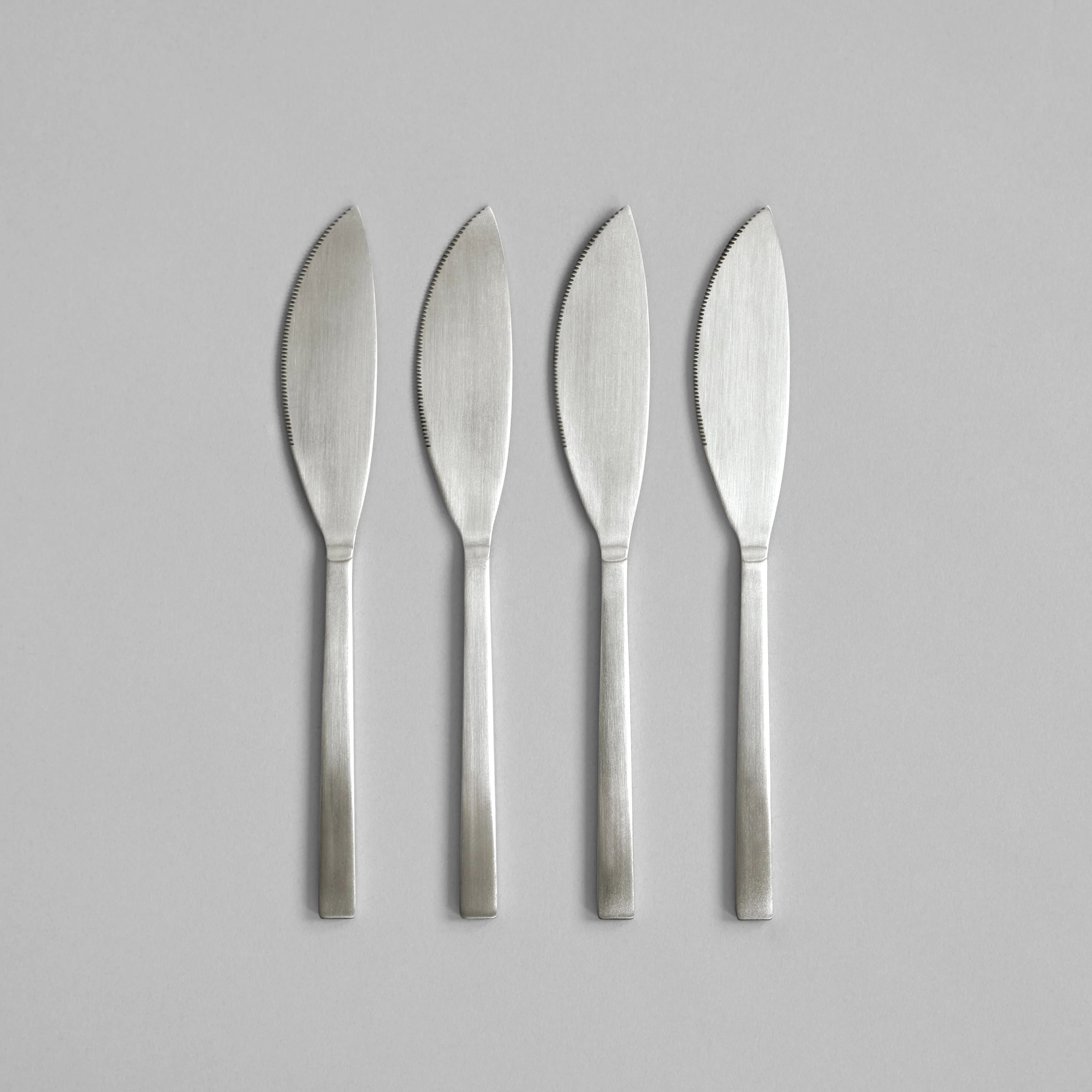 Ножи Kogei Fat — Brushed Steel 4pcs