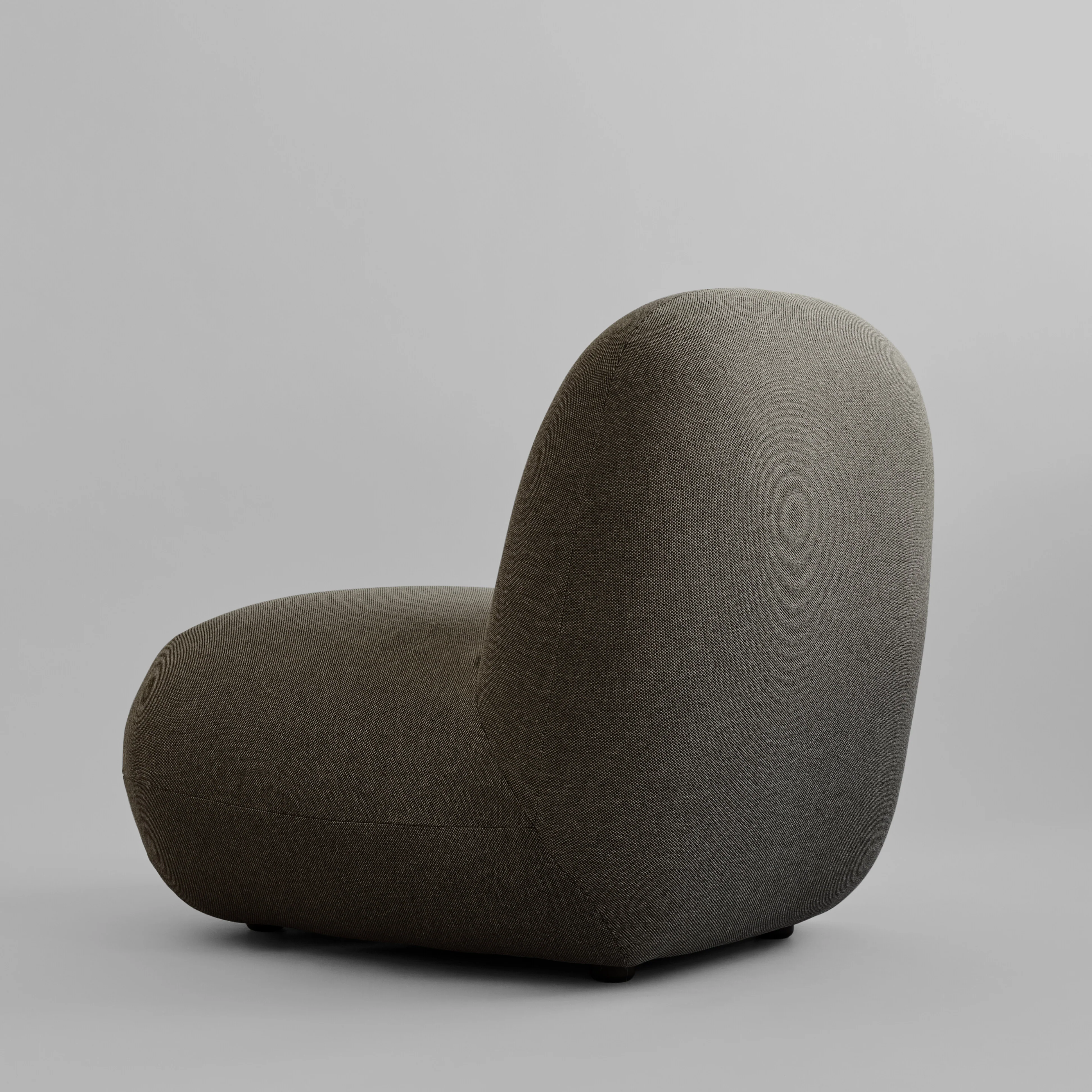 Кресло Toe Chair Flat — Stone Gray