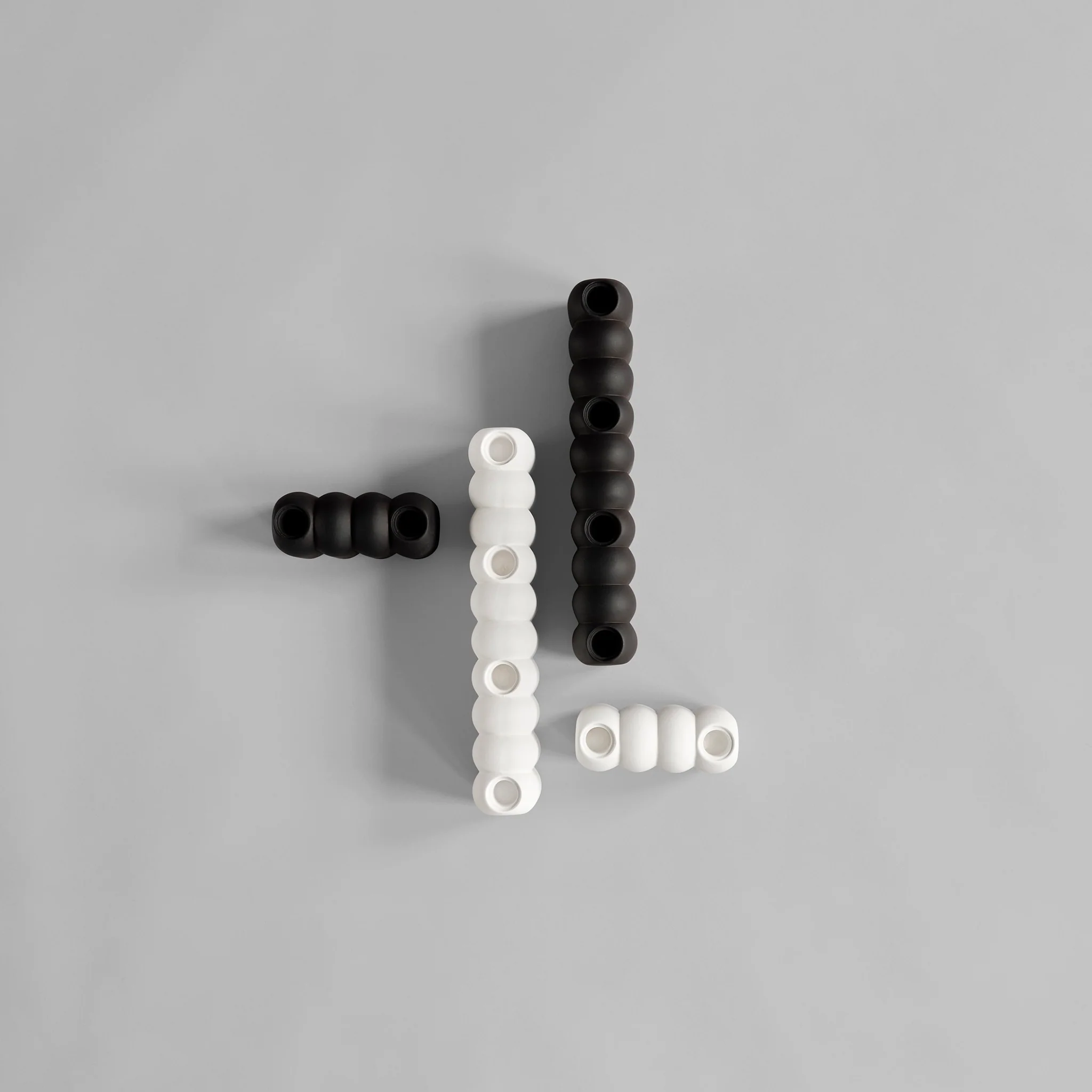 Подсвечник Tube Big - Bone White