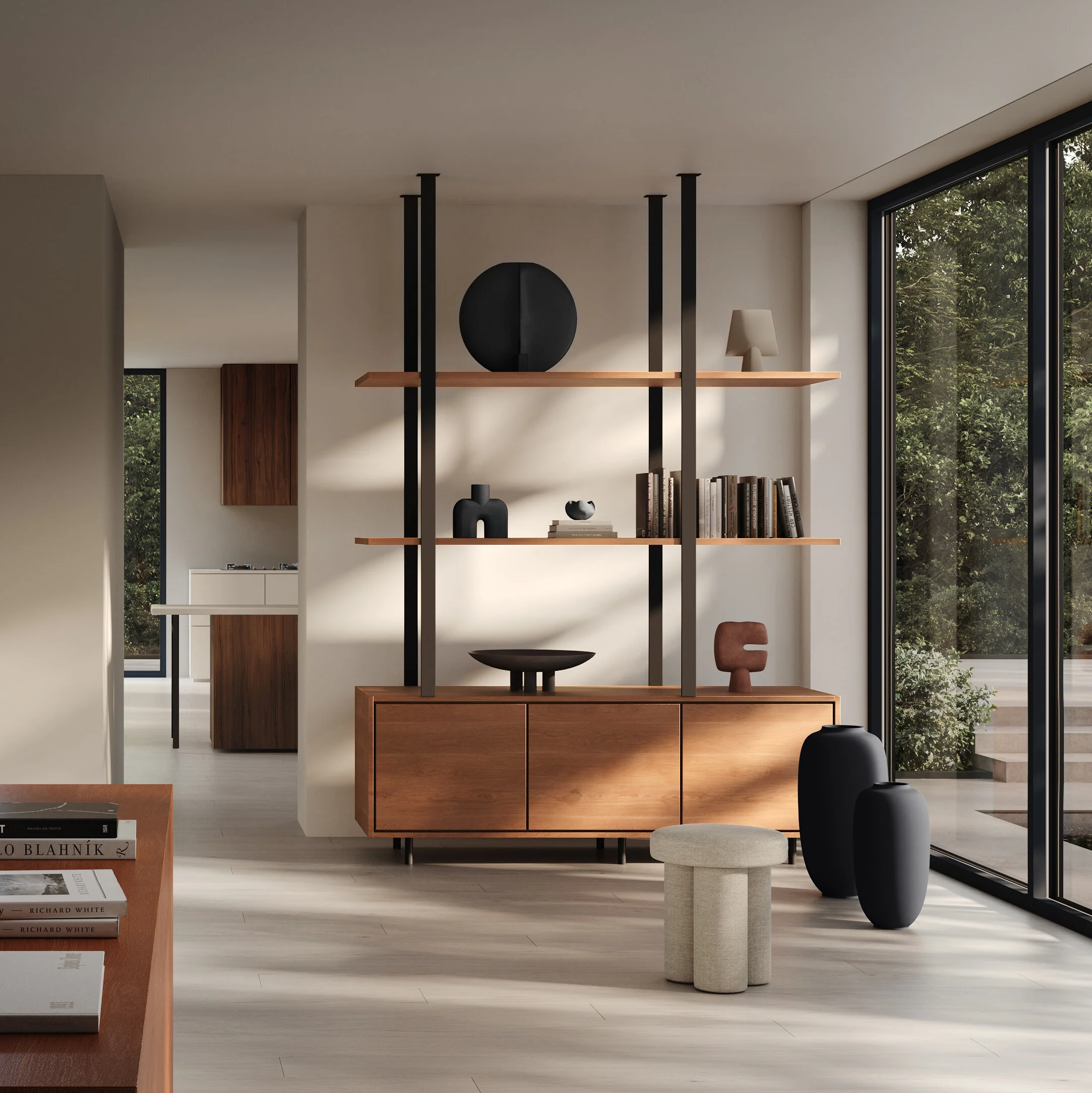 Ваза Sunao Slim Hexa — Black