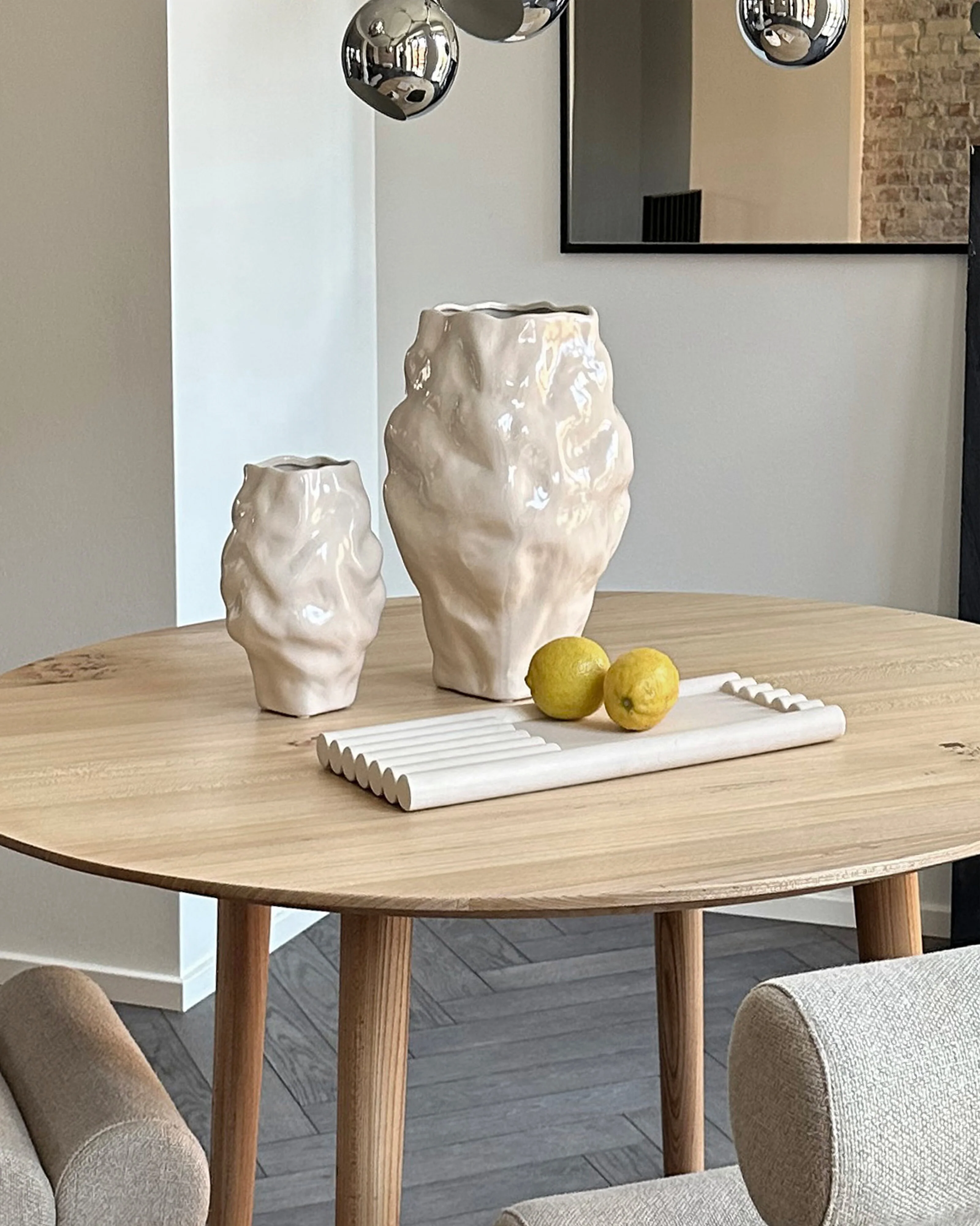 Ваза Katachi Medio — High Glaze Birch