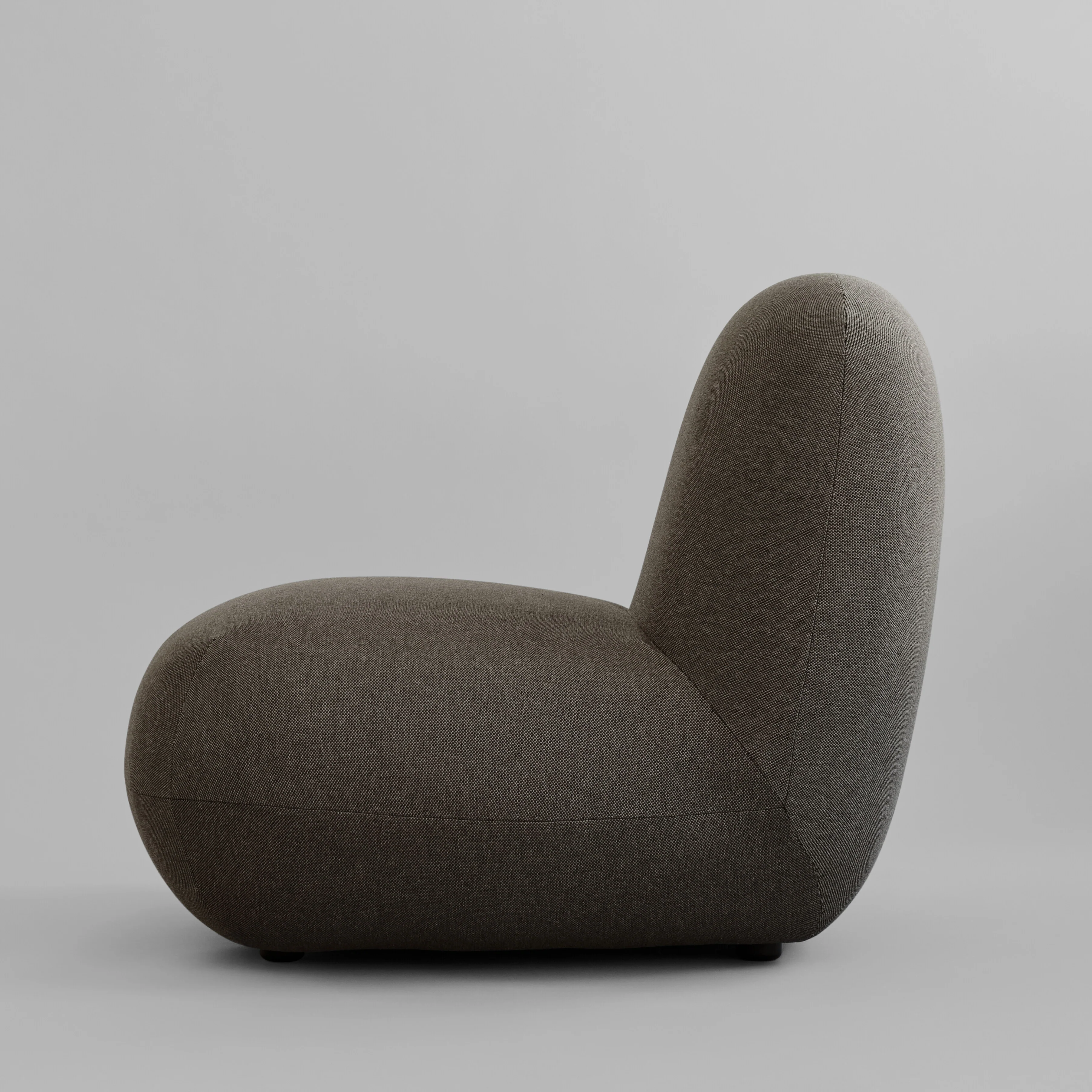Кресло Toe Chair Flat — Stone Gray