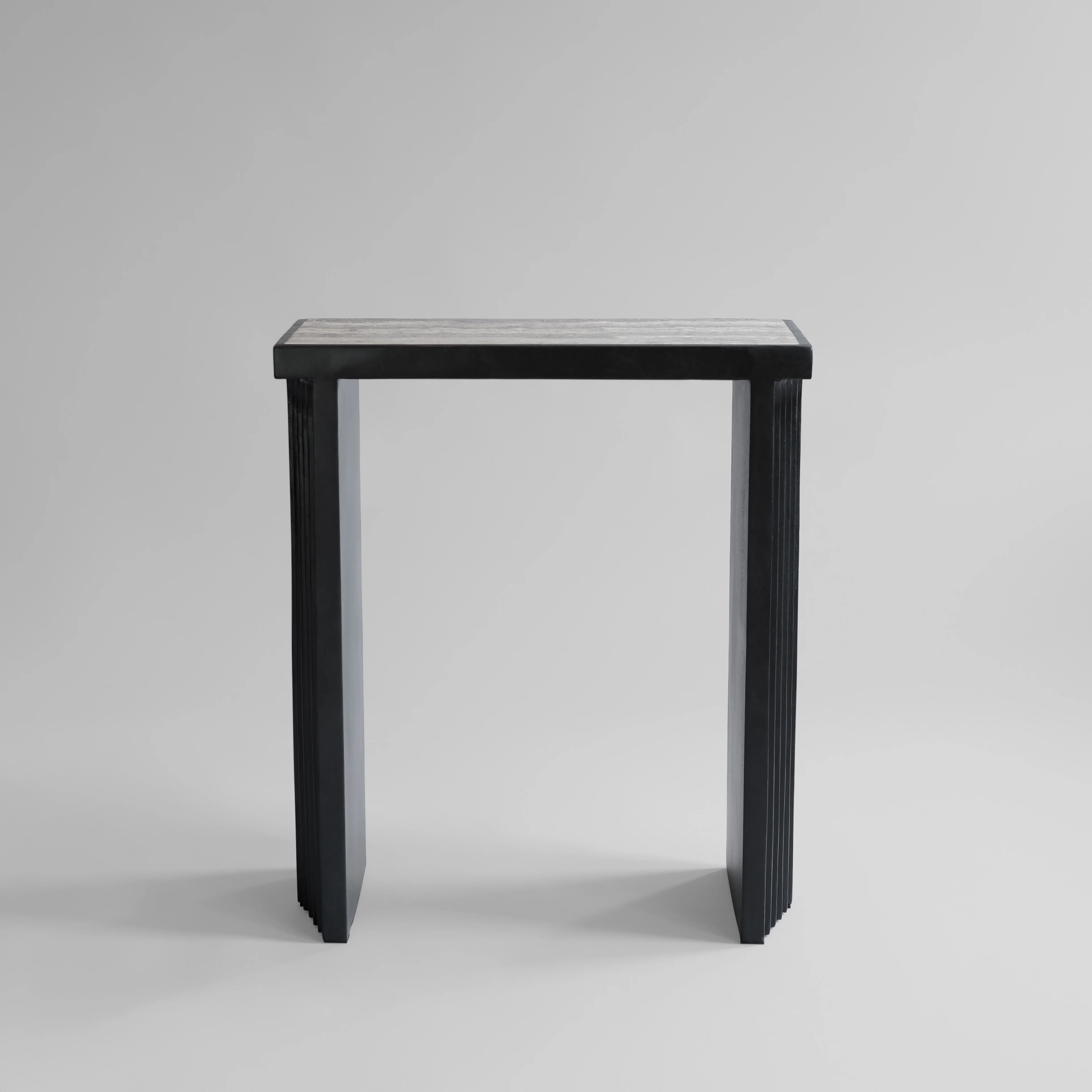 Консоль Arc — Silver Travertine