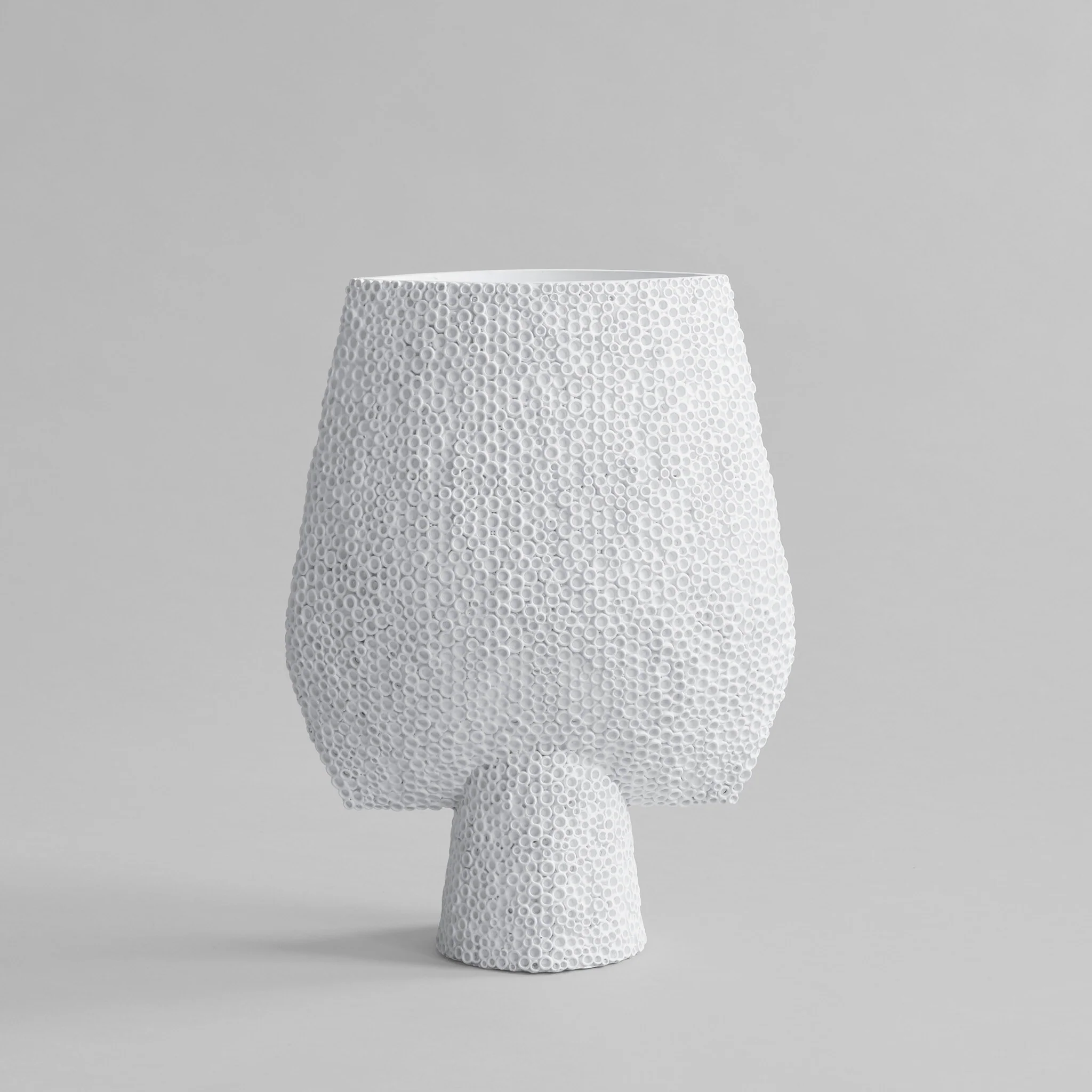 Ваза Sphere Square Shisen Big — Bone White