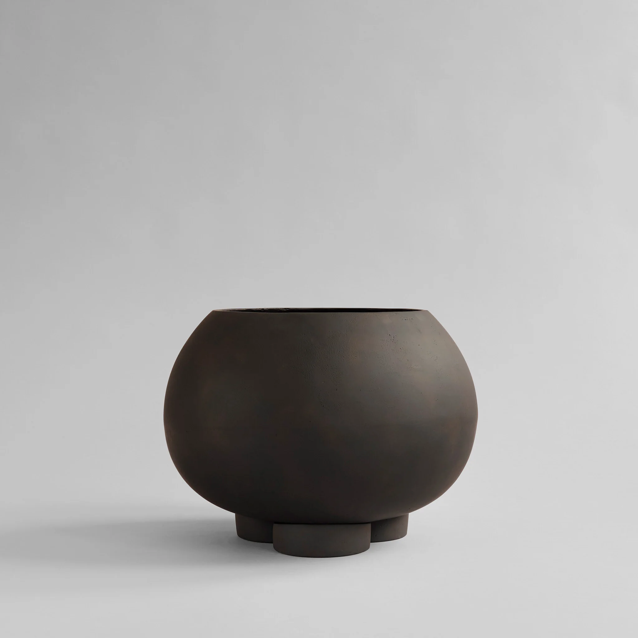 Кашпо Urchin Medio — Coffee