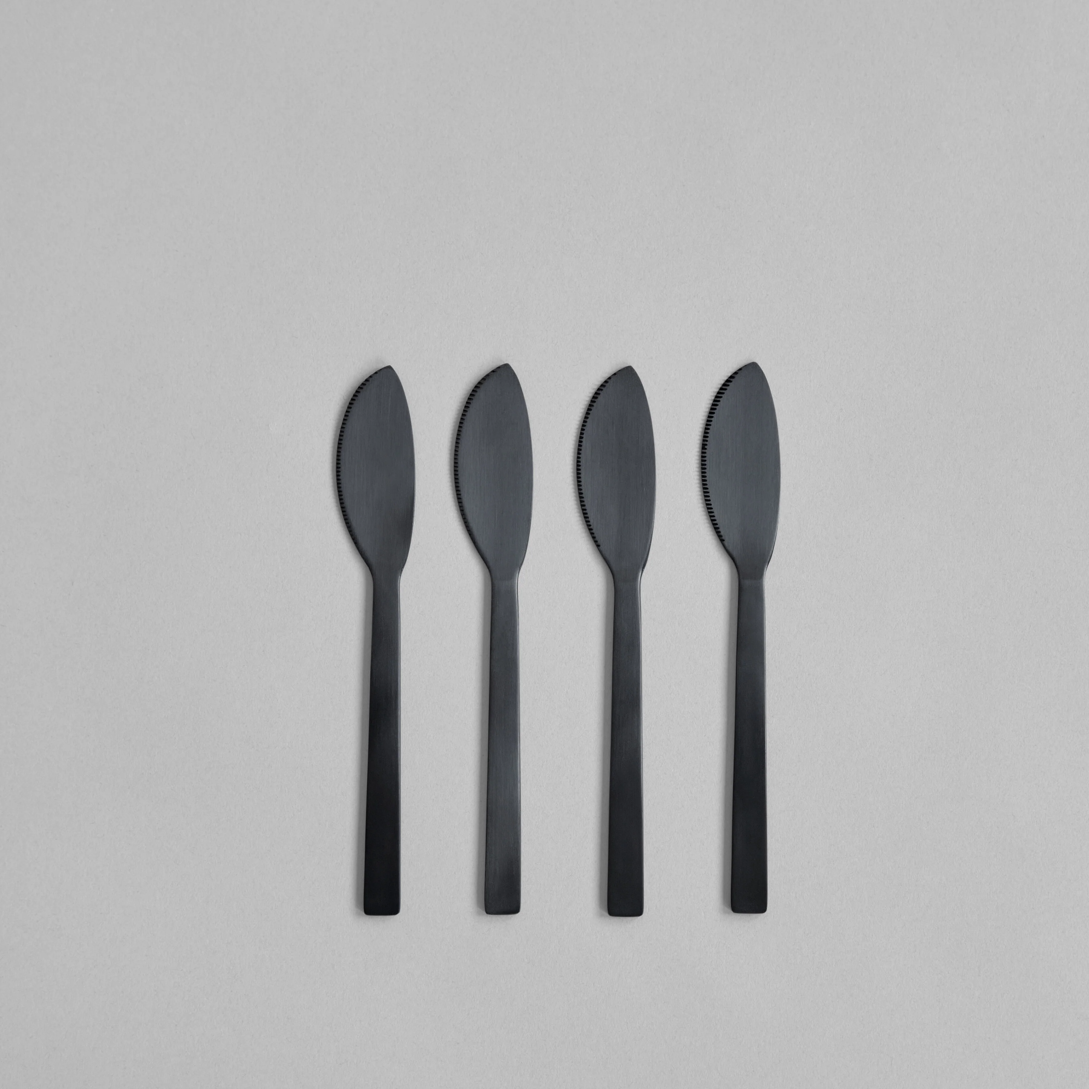 Ножи для масла Kogei — Black 4pcs