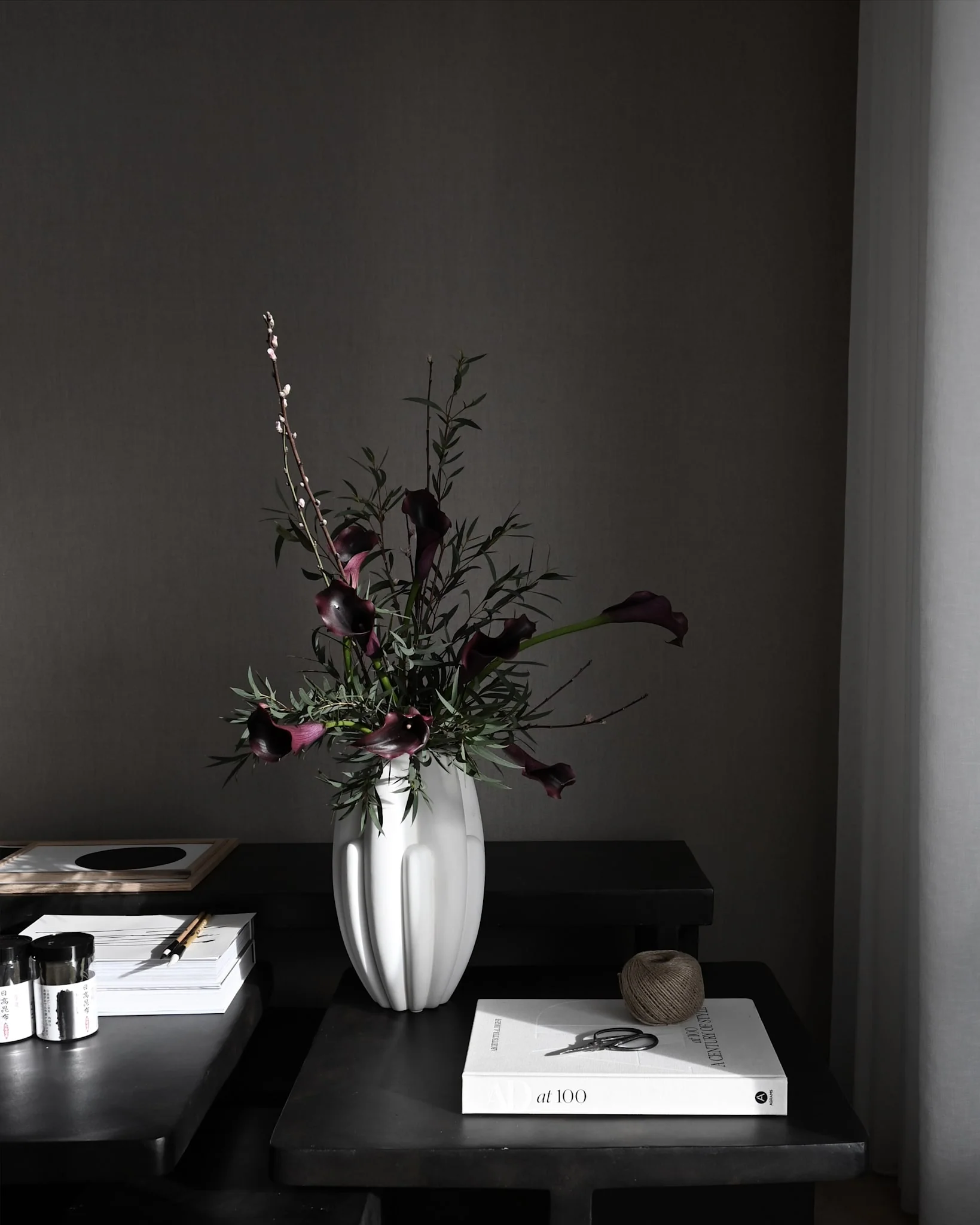 Ваза Bloom Slim Mini — Bone White