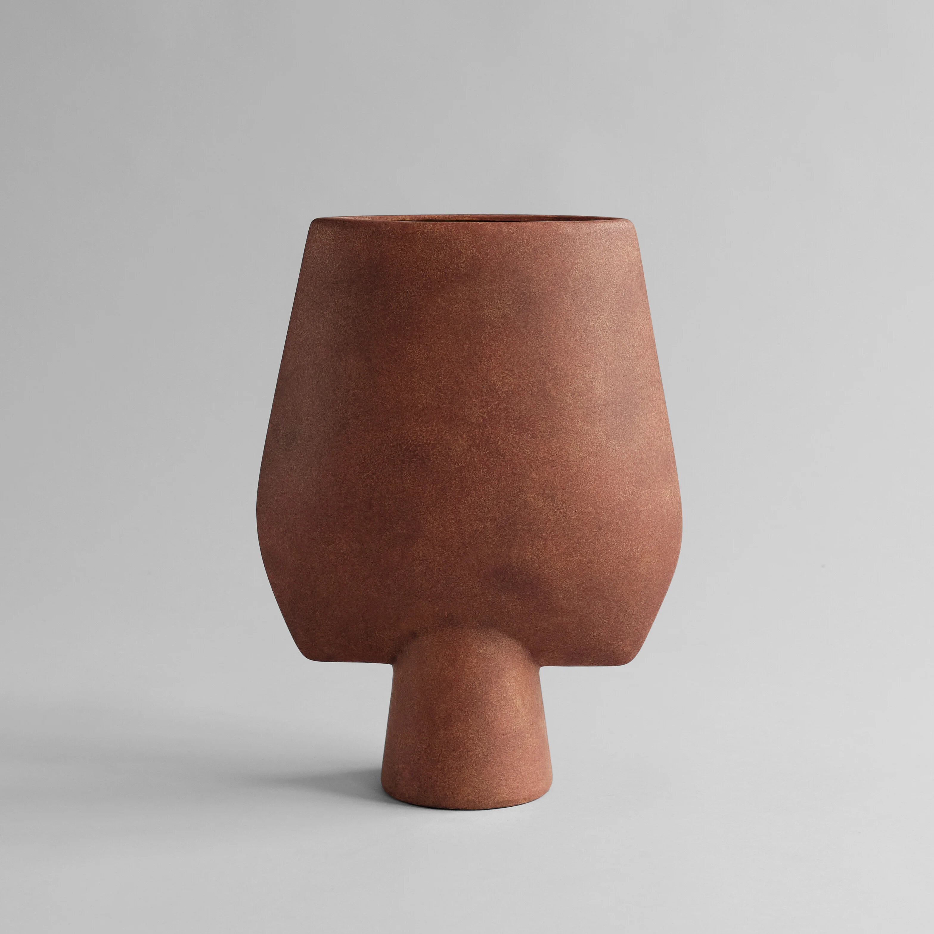 Ваза Sphere Square Big — Terracotta