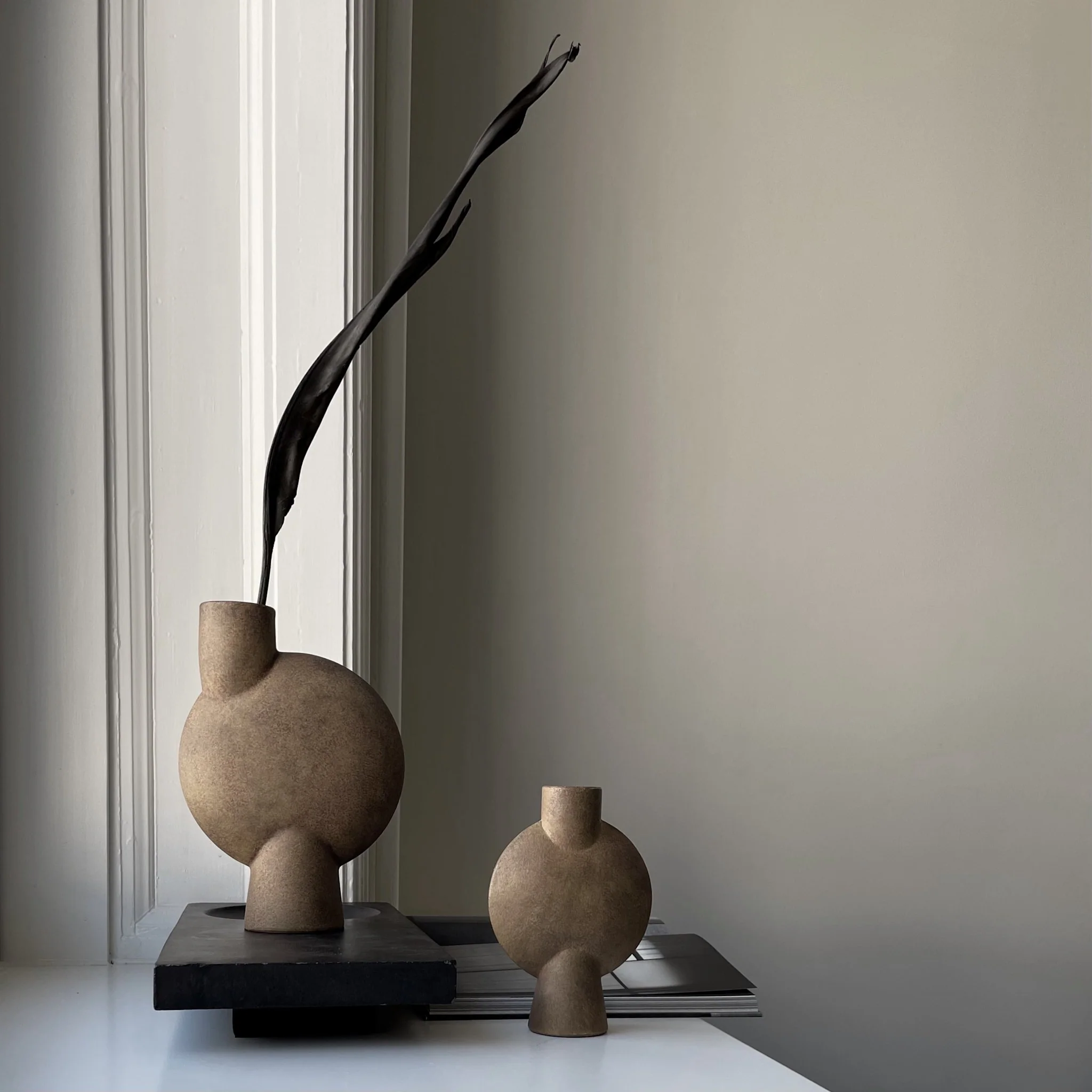 Ваза Sphere Bubl Mini — Ocher