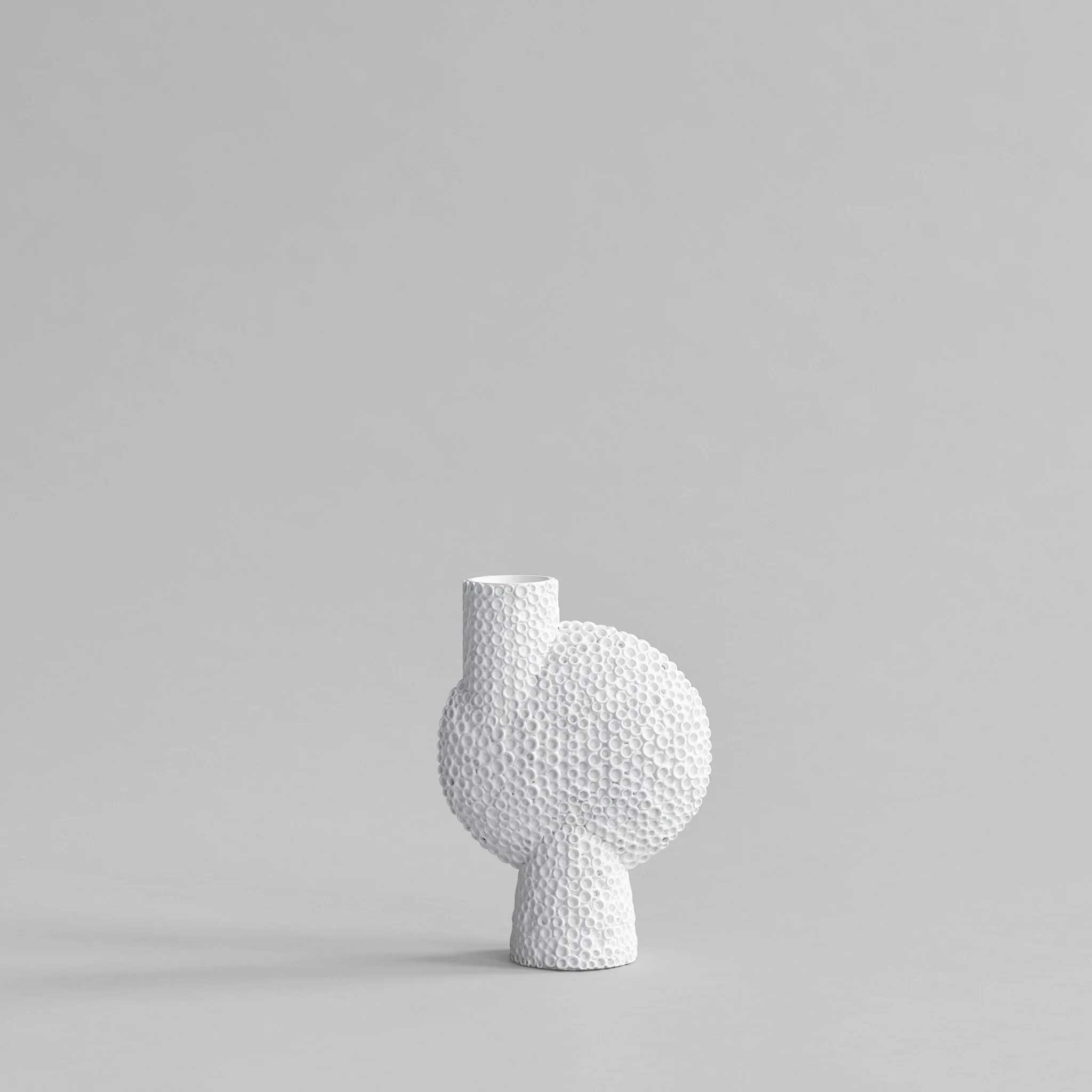 Ваза Sphere Bubl Shisen Medio — Bone White