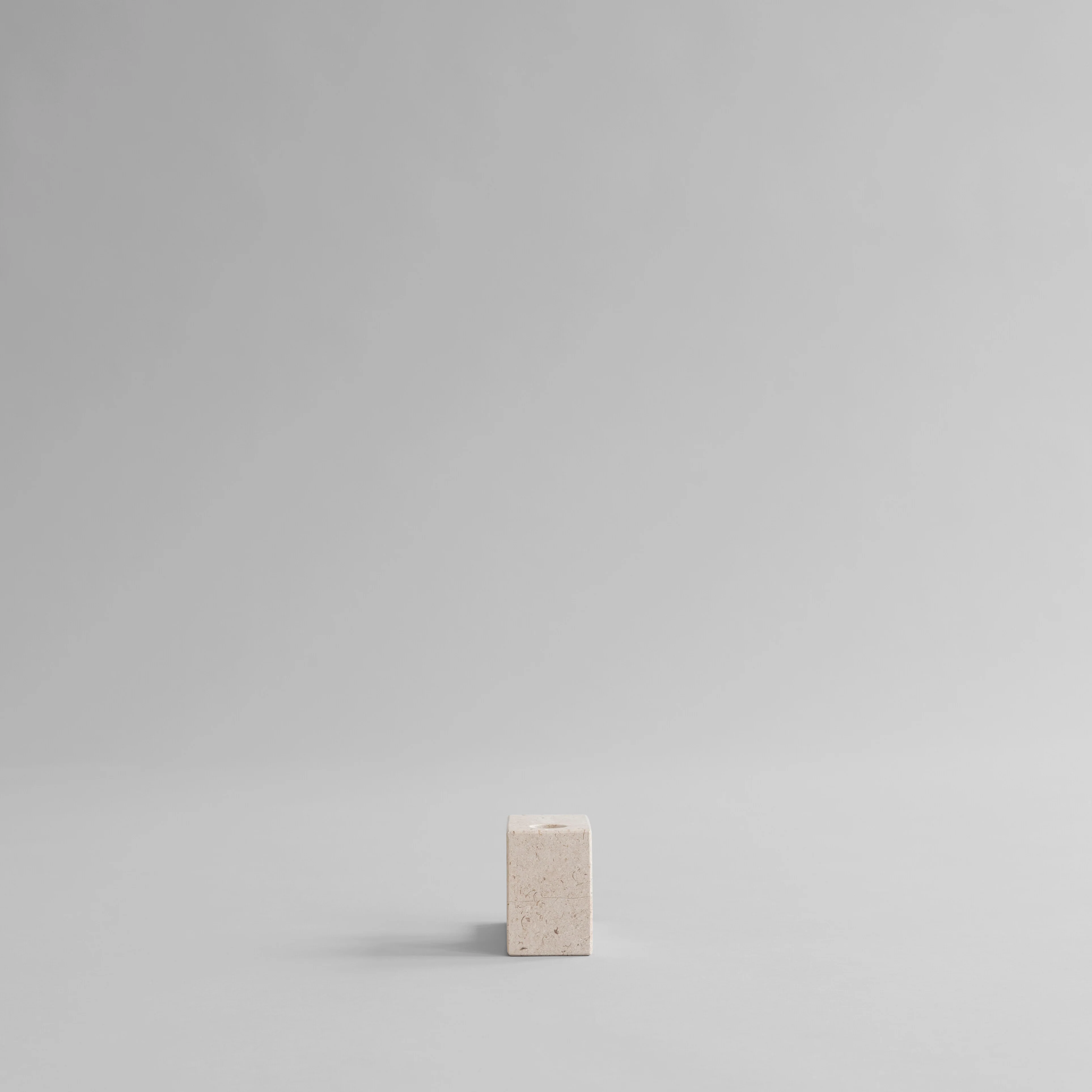 Подсвечник Brick Low — Limestone