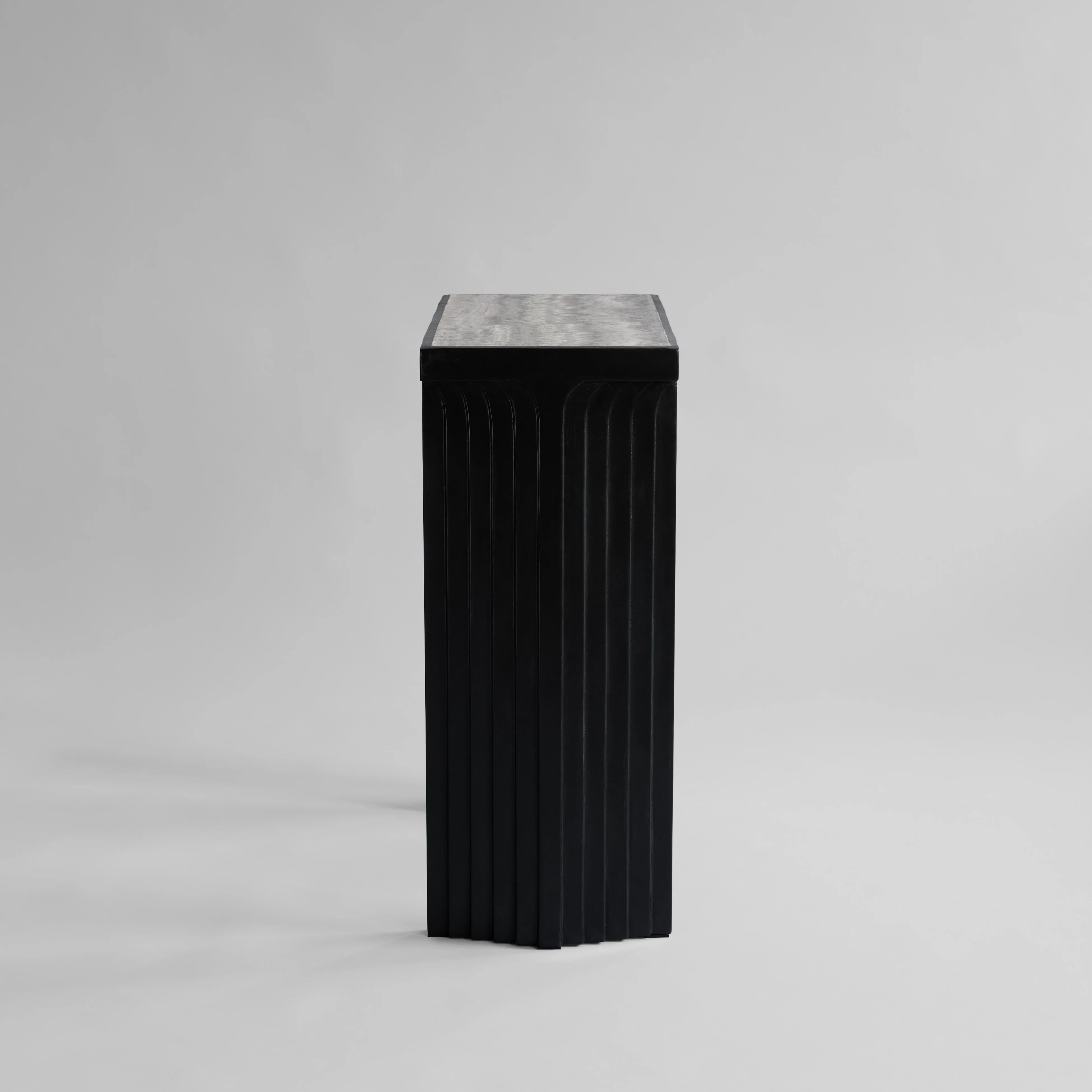 Консоль Arc — Silver Travertine