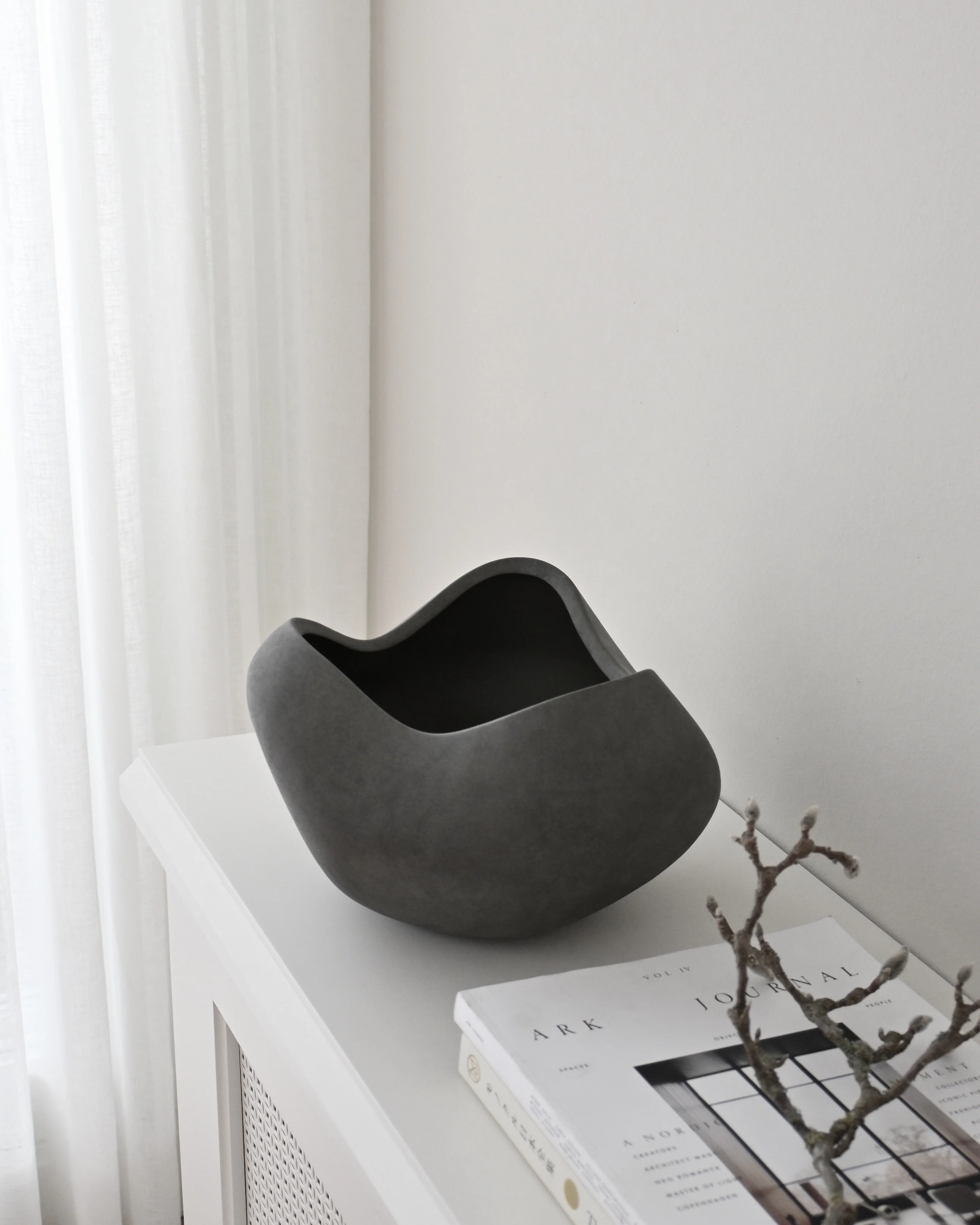 Чаша Curve Big — Dark Grey