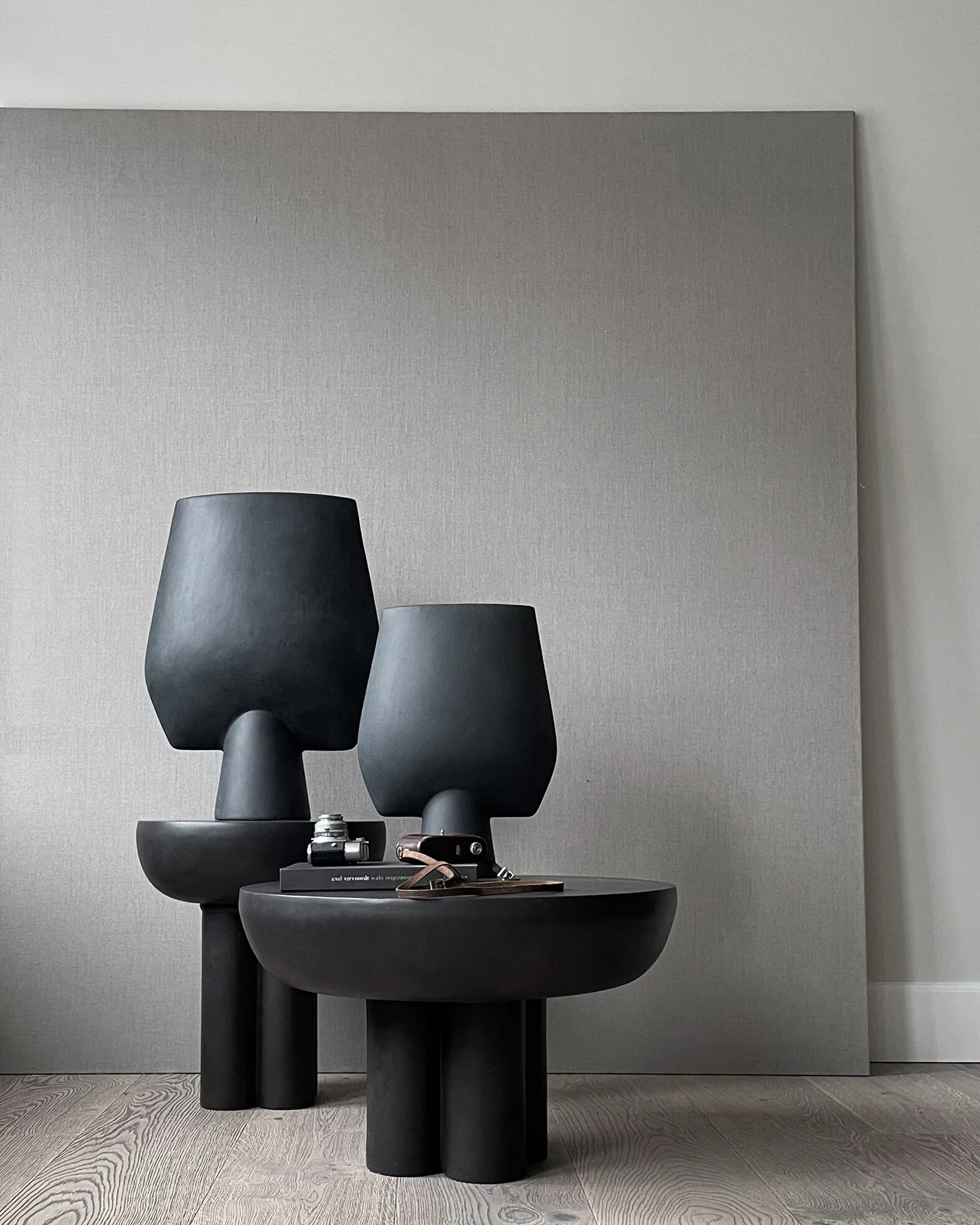 Ваза Sphere Square Big — Black