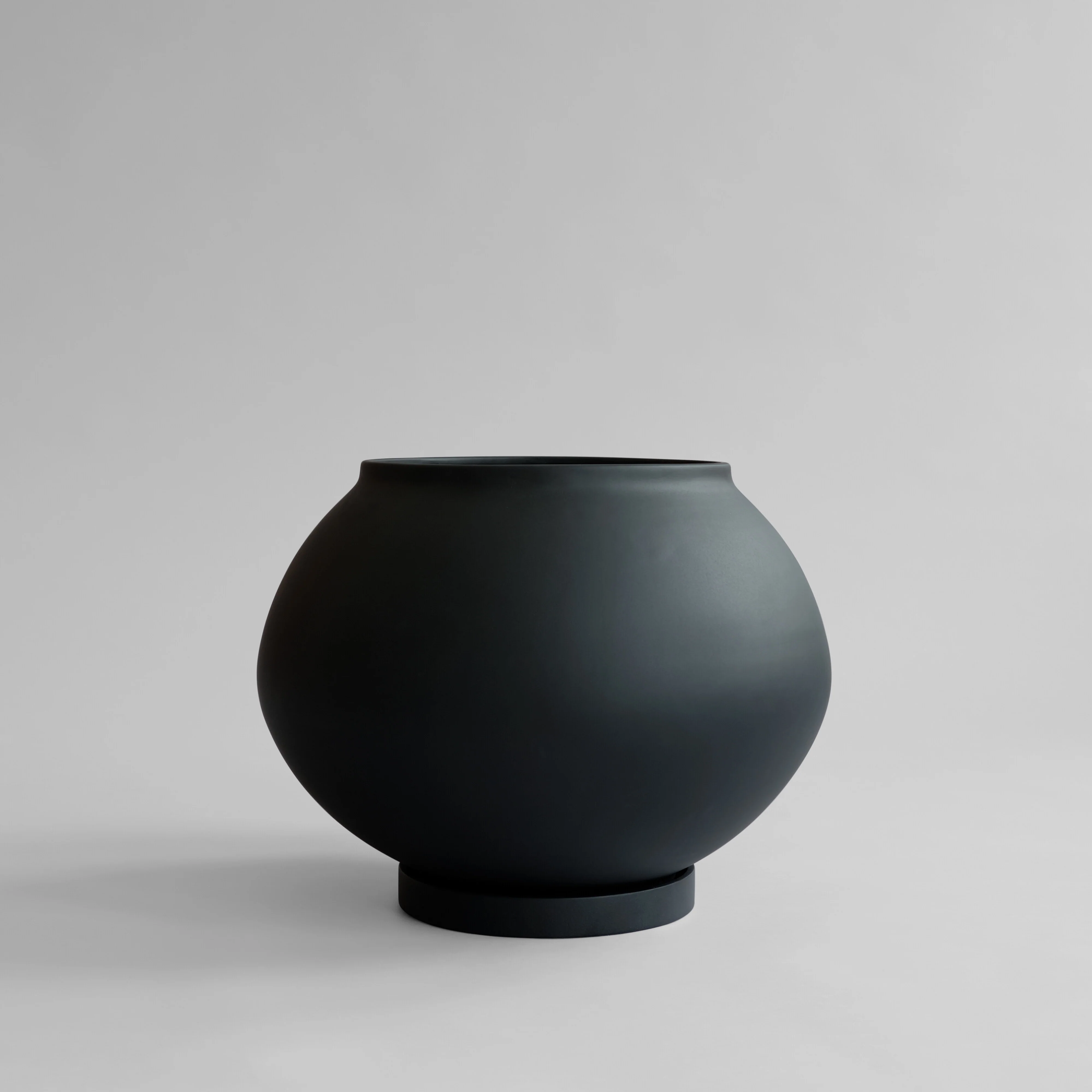 Цветочный горшок Sunao Fat Hexa — Black