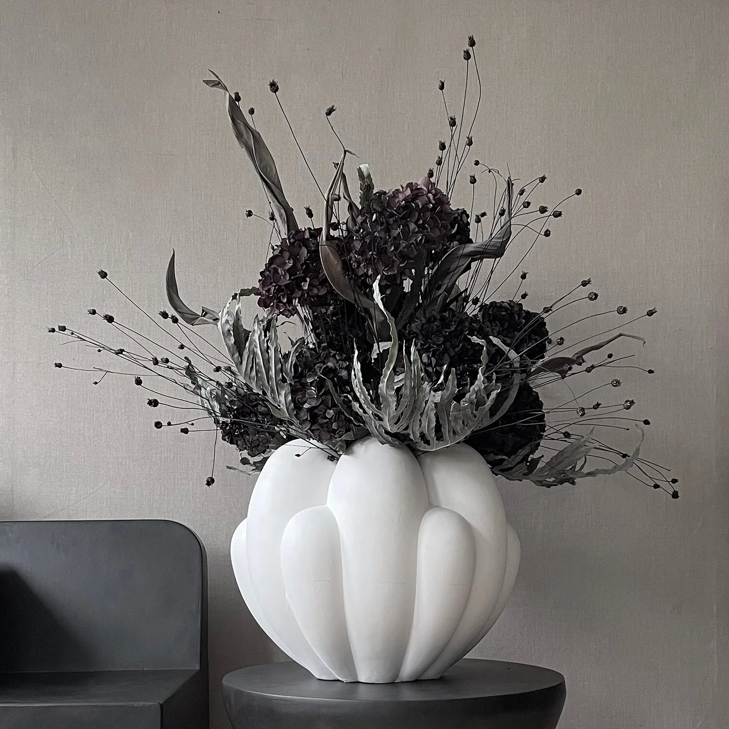 Ваза Bloom Big — Bone White