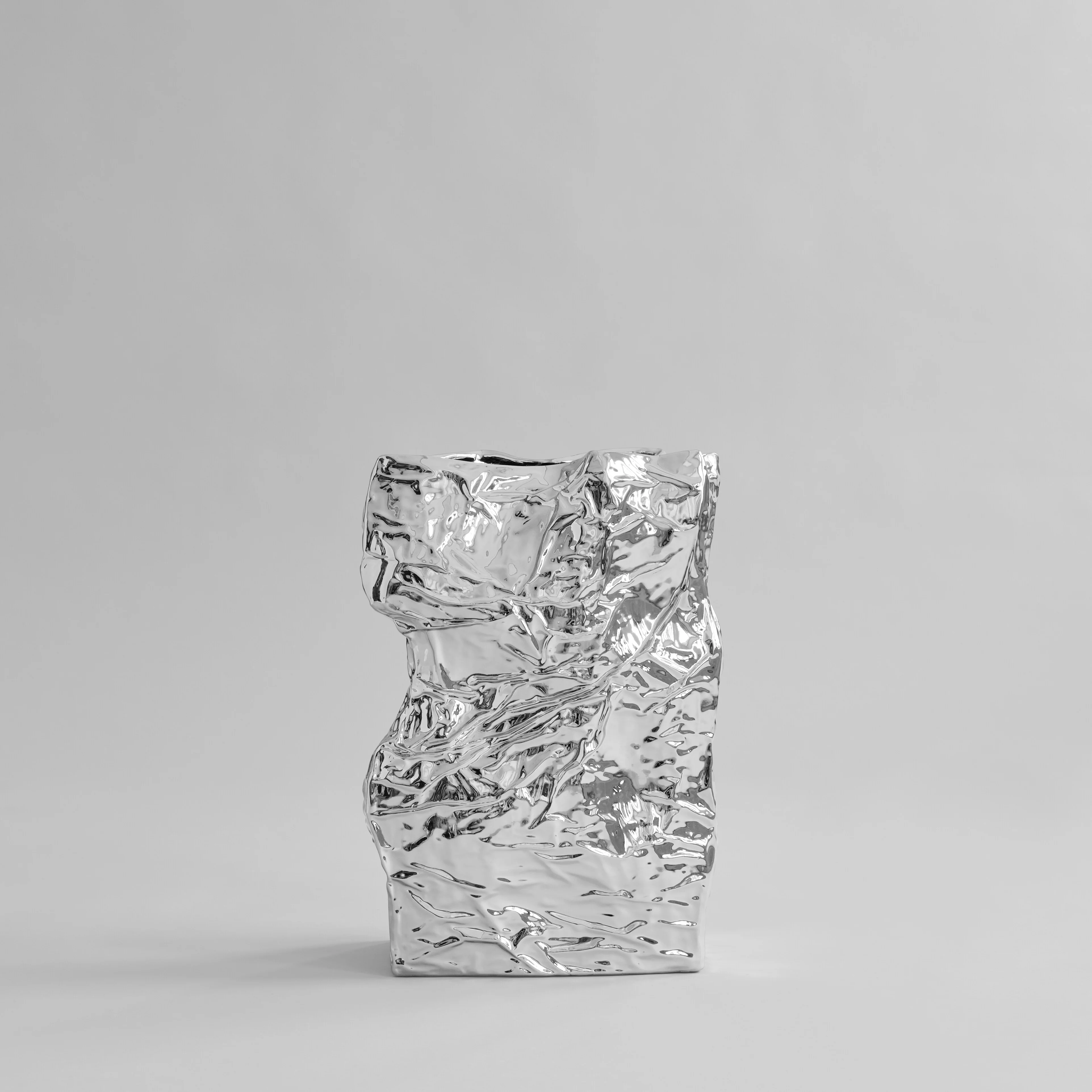 Ваза Kami Big — Chrome