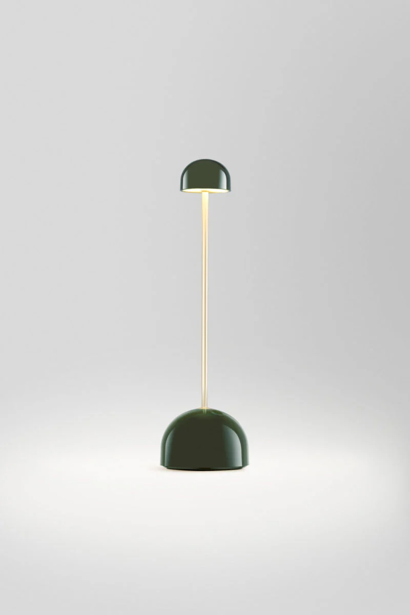 Портативный настольный светильник Sips Green - Gold