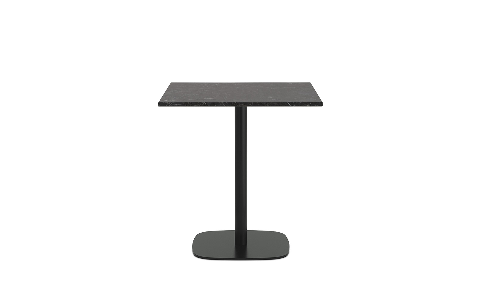 Стол Form, высота 74,5 см, 70 x 70 см, чёрный мрамор