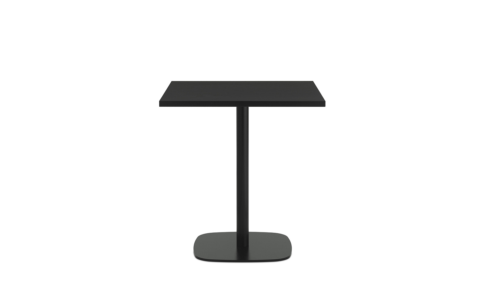Стол Form, высота 74,5 см, 70 x 70 см, чёрный дуб