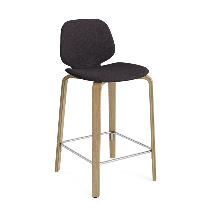 Барный стул My Chair, 65 см, натуральный дуб/обивка