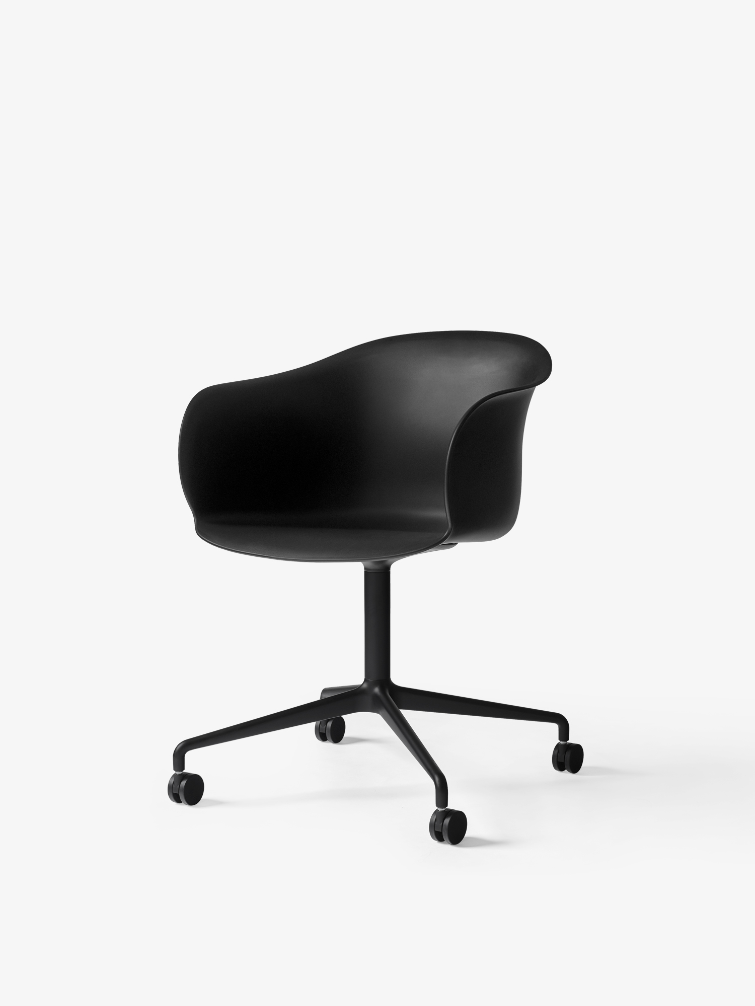 Поворотное кресло на колёсиках Elefy - Elefy JH36 | Чёрный