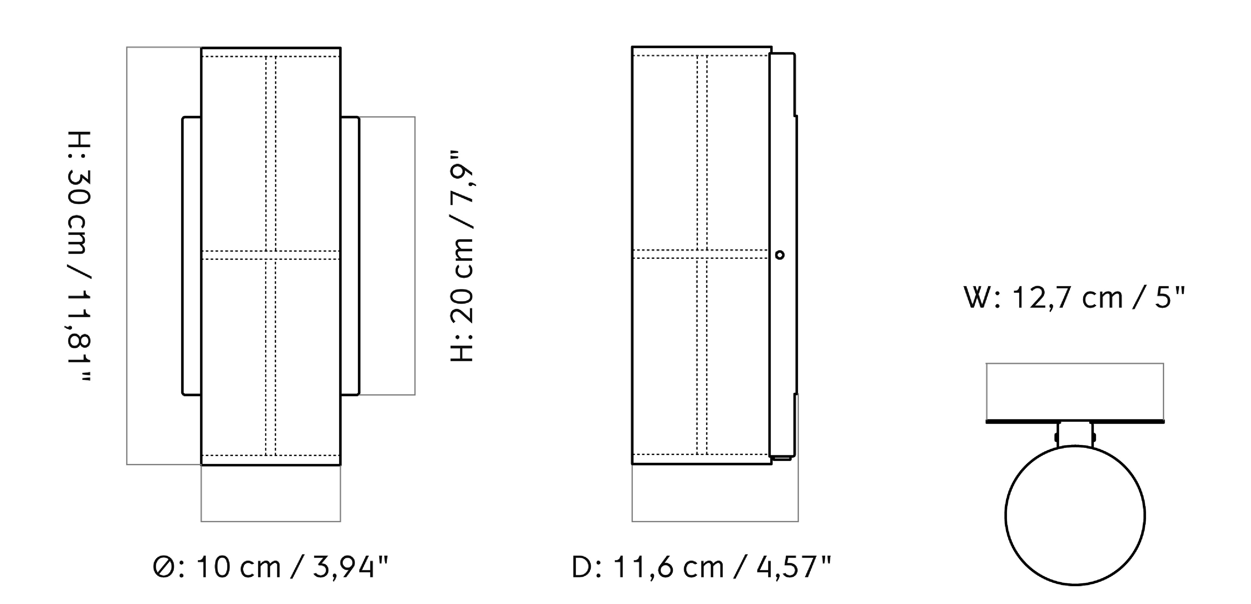 Настенный светильник Hashira