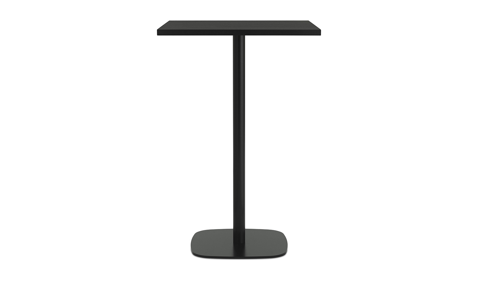 Стол Form, высота 104,5 см, 70 x 70 см, чёрный дуб