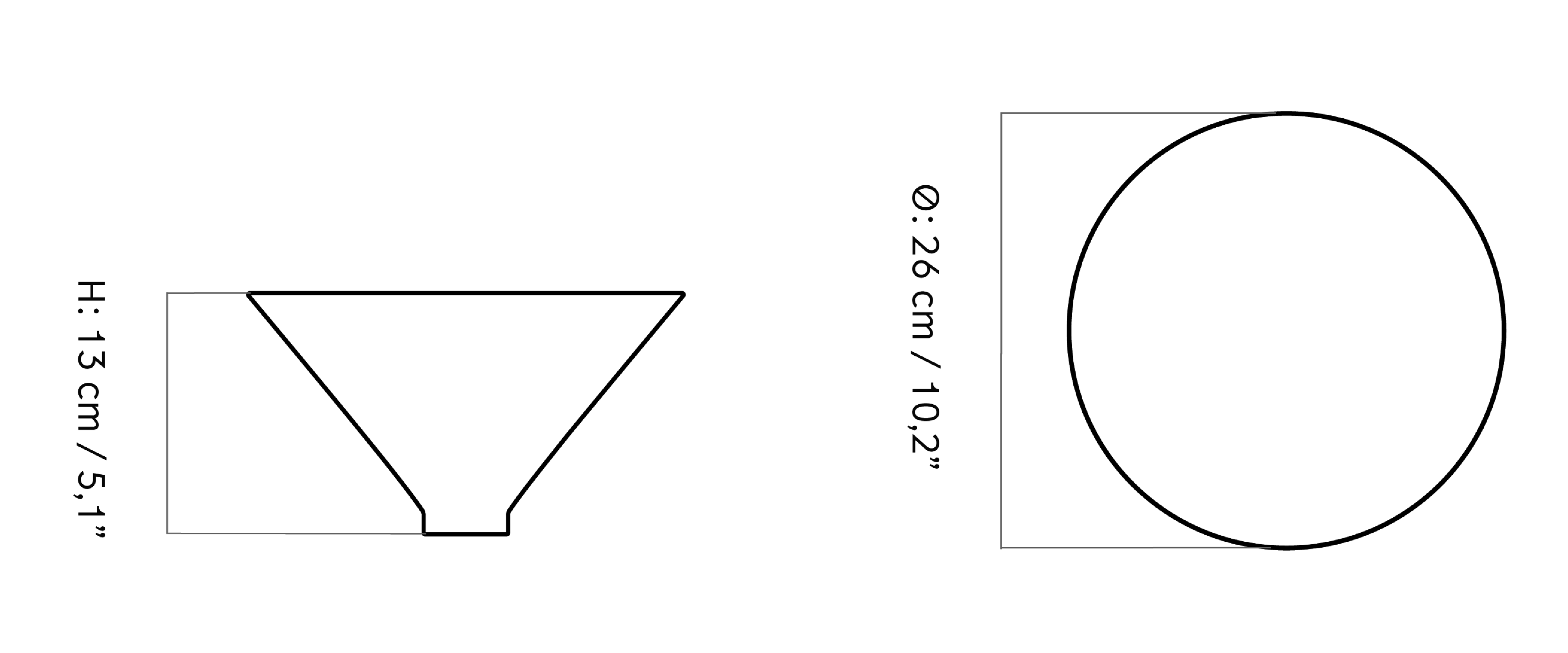Чаша Taper