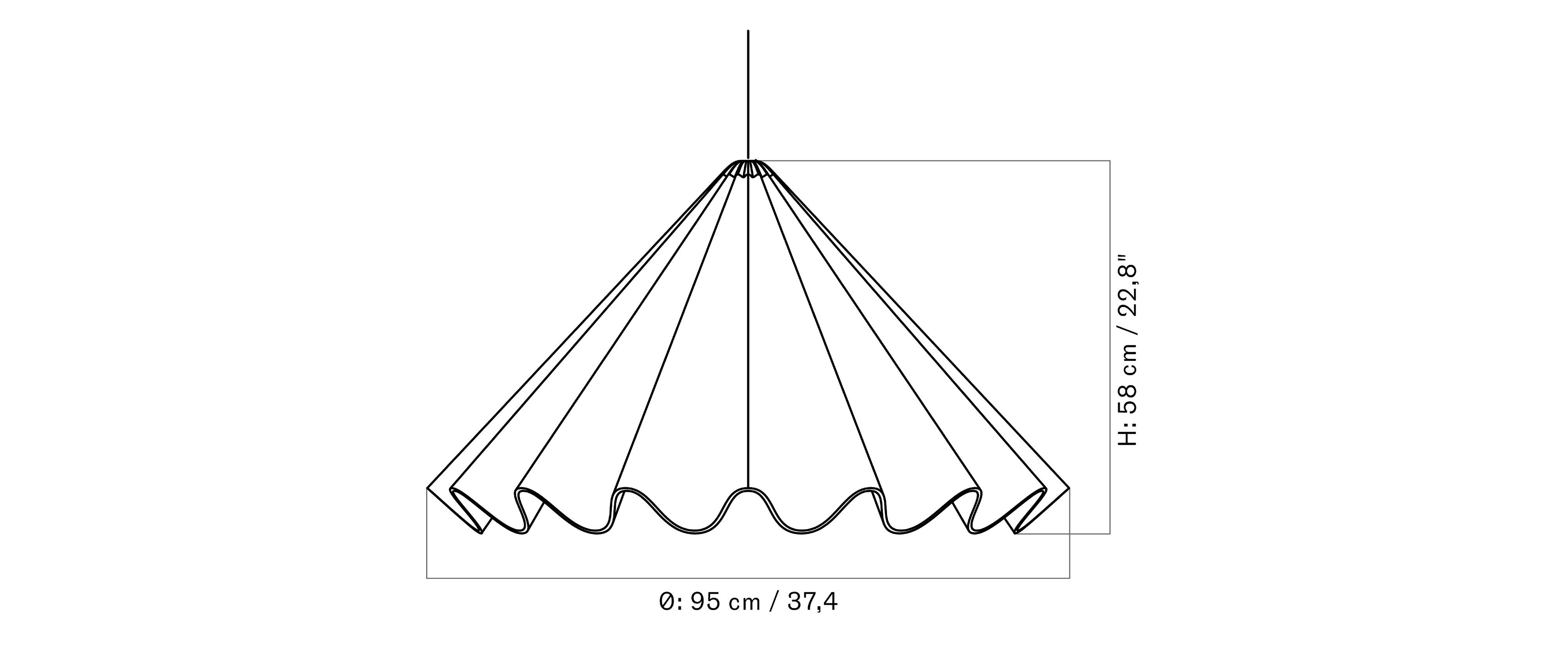 Подвесной светильник Dancing - Средний
