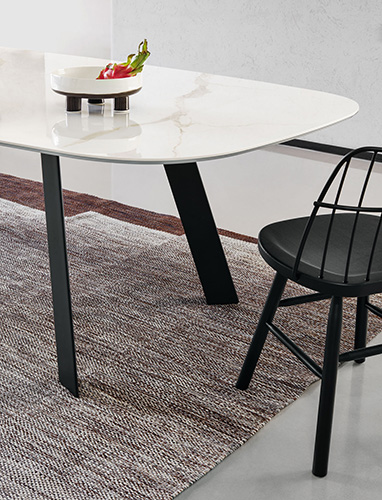 Обеденный стол Alexander - 250 × 120 см, бочкообразная столешница, длина 250, ширина 120, высота 75 см