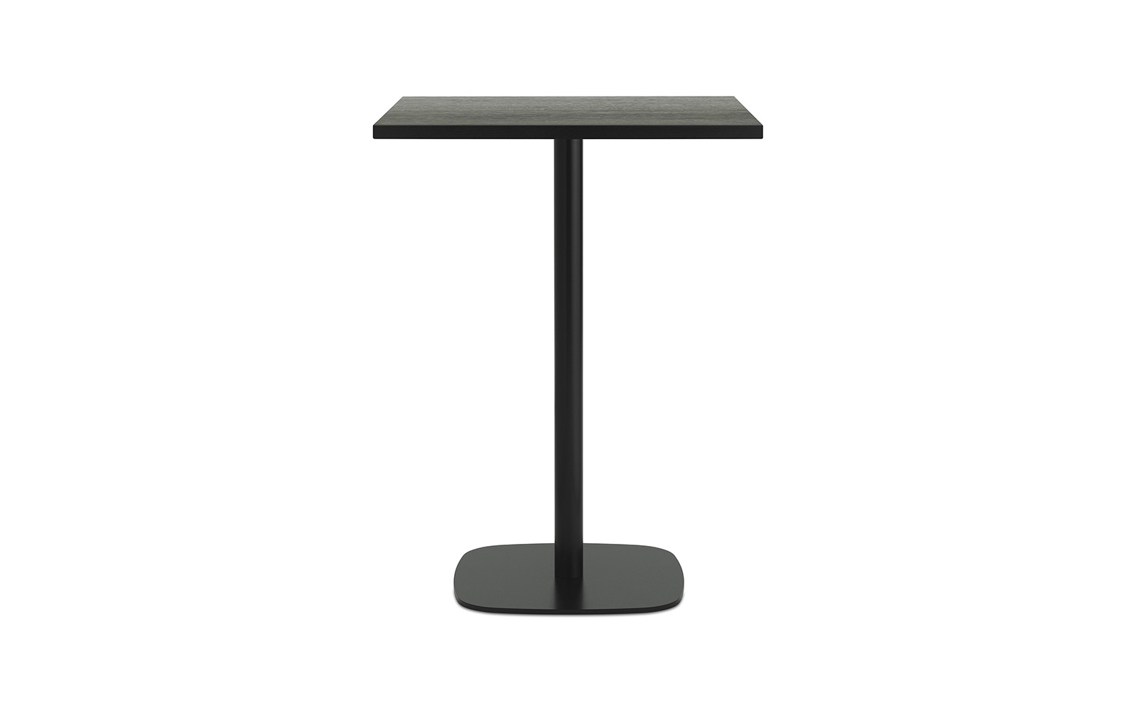 Стол Form, высота 94,5 см, 70 x 70 см, чёрный дуб