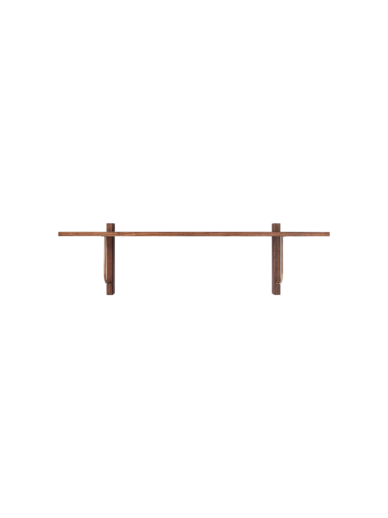 Настенная полка Corbel, большая - Тёмный тонированный дуб